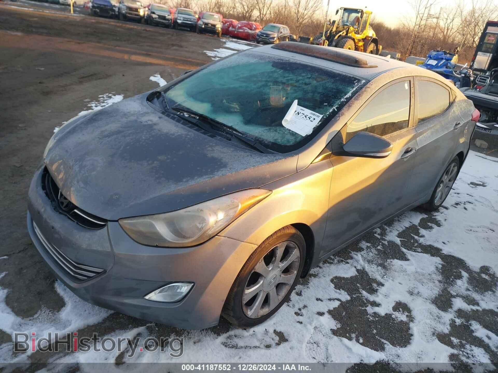 2012 HYUNDAI ELANTRA - VIN: 5NPDH4AE8CH144785 - Фото 2