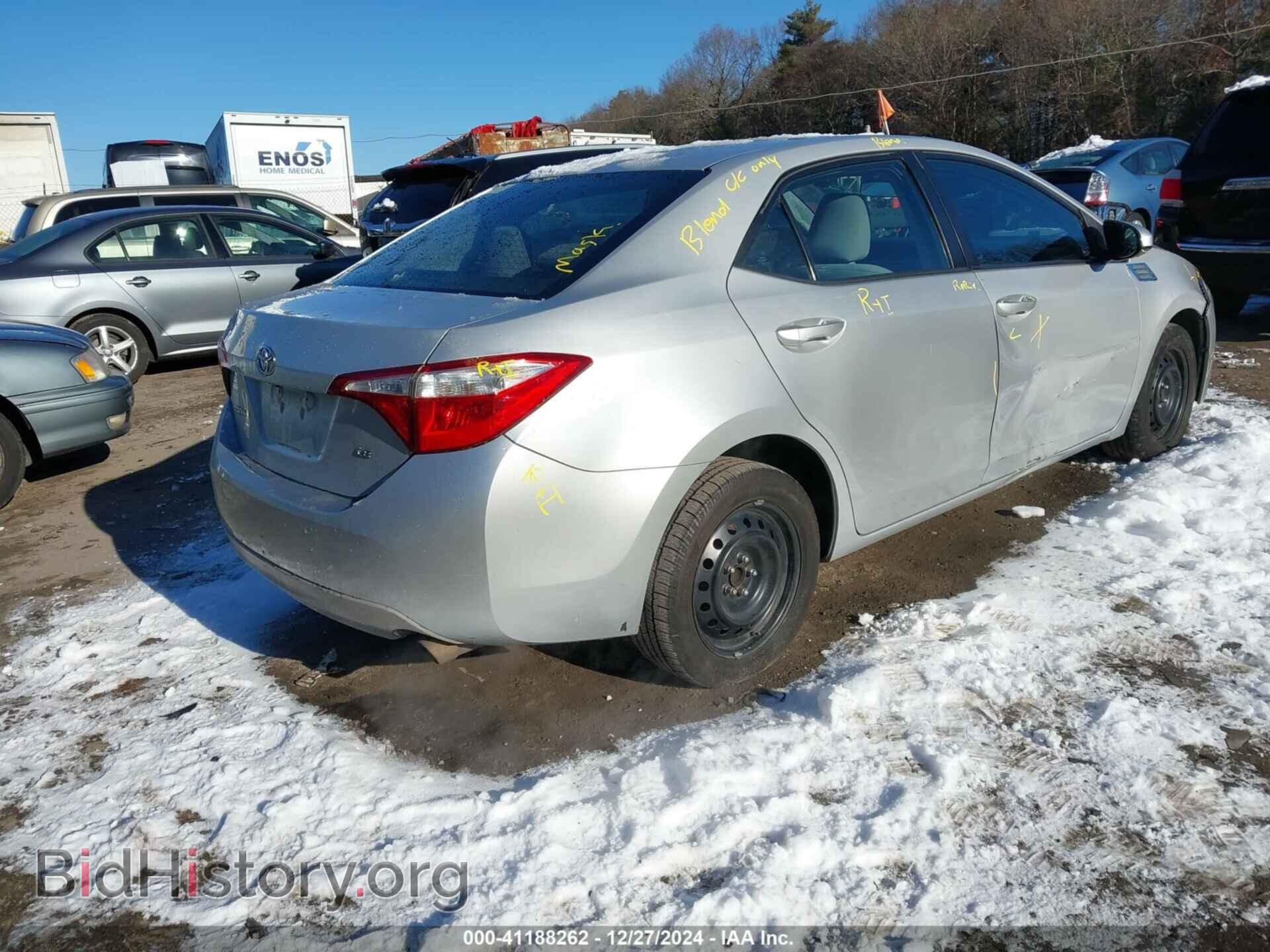2014 TOYOTA COROLLA - VIN: 2T1BURHE7EC165185 - Фото 4