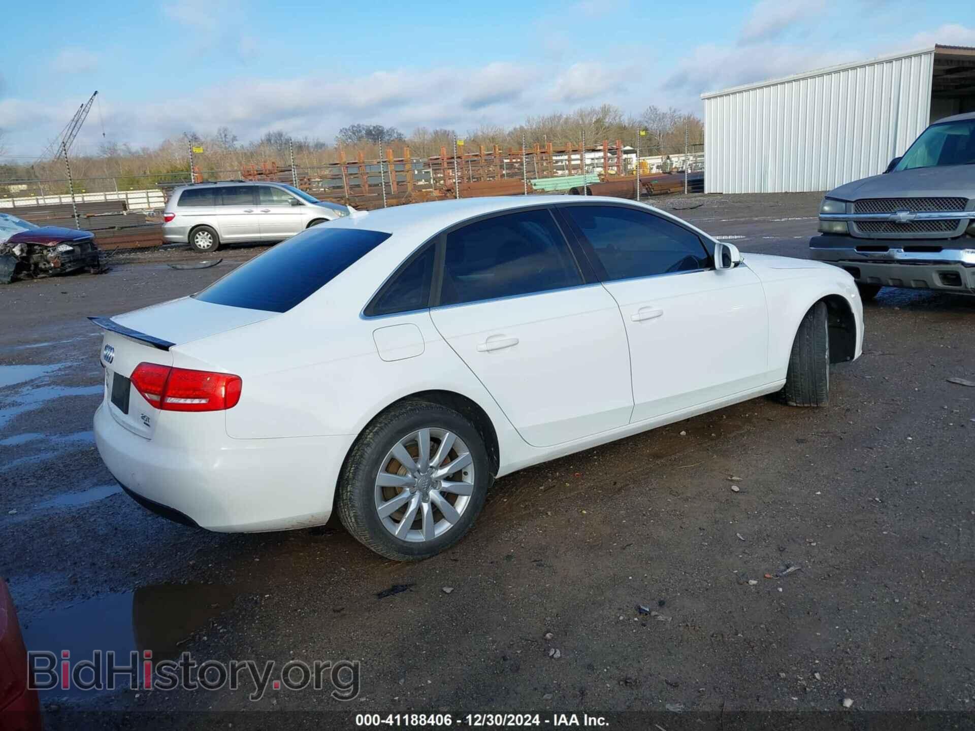 2012 AUDI A4 - VIN: WAUBFAFL0CN021210 - Фото 4