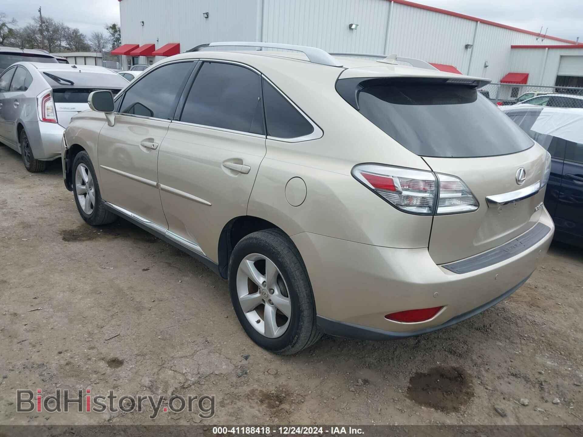 2011 LEXUS RX - VIN: 2T2BK1BA5BC110755 - Photo 3