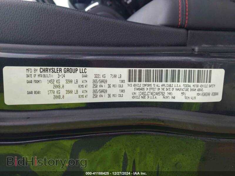 2014 Dodge DURANGO (VIN 1C4SDJCT4EC405762) — photo 9 of 16
