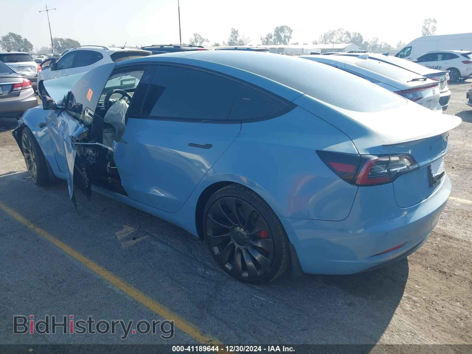 2022 TESLA MODEL 3 - VIN: 5YJ3E1EC1NF144236 - Фото 3