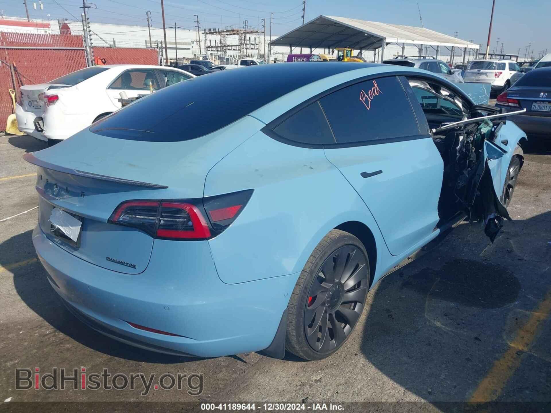 2022 TESLA MODEL 3 - VIN: 5YJ3E1EC1NF144236 - Фото 4