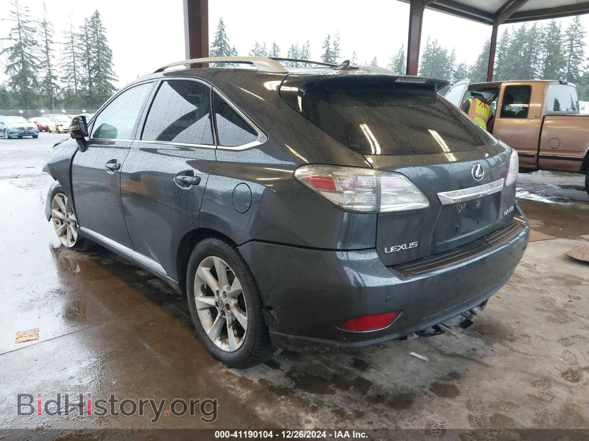 2010 LEXUS RX 350 - VIN: 2T2BK1BA2AC067314 - Фото 3