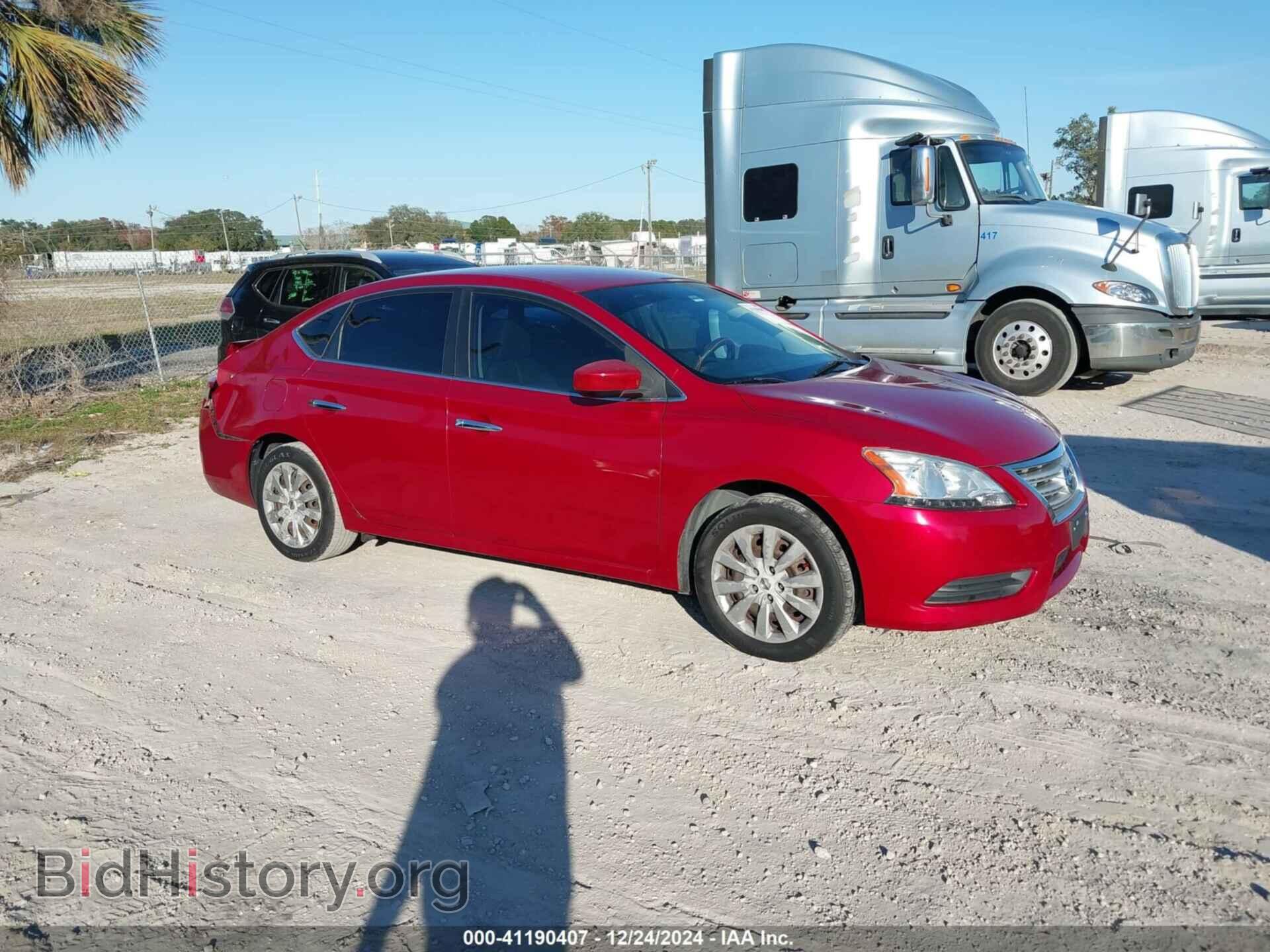 Photo 3N1AB7AP2EL654501 - NISSAN SENTRA 2014