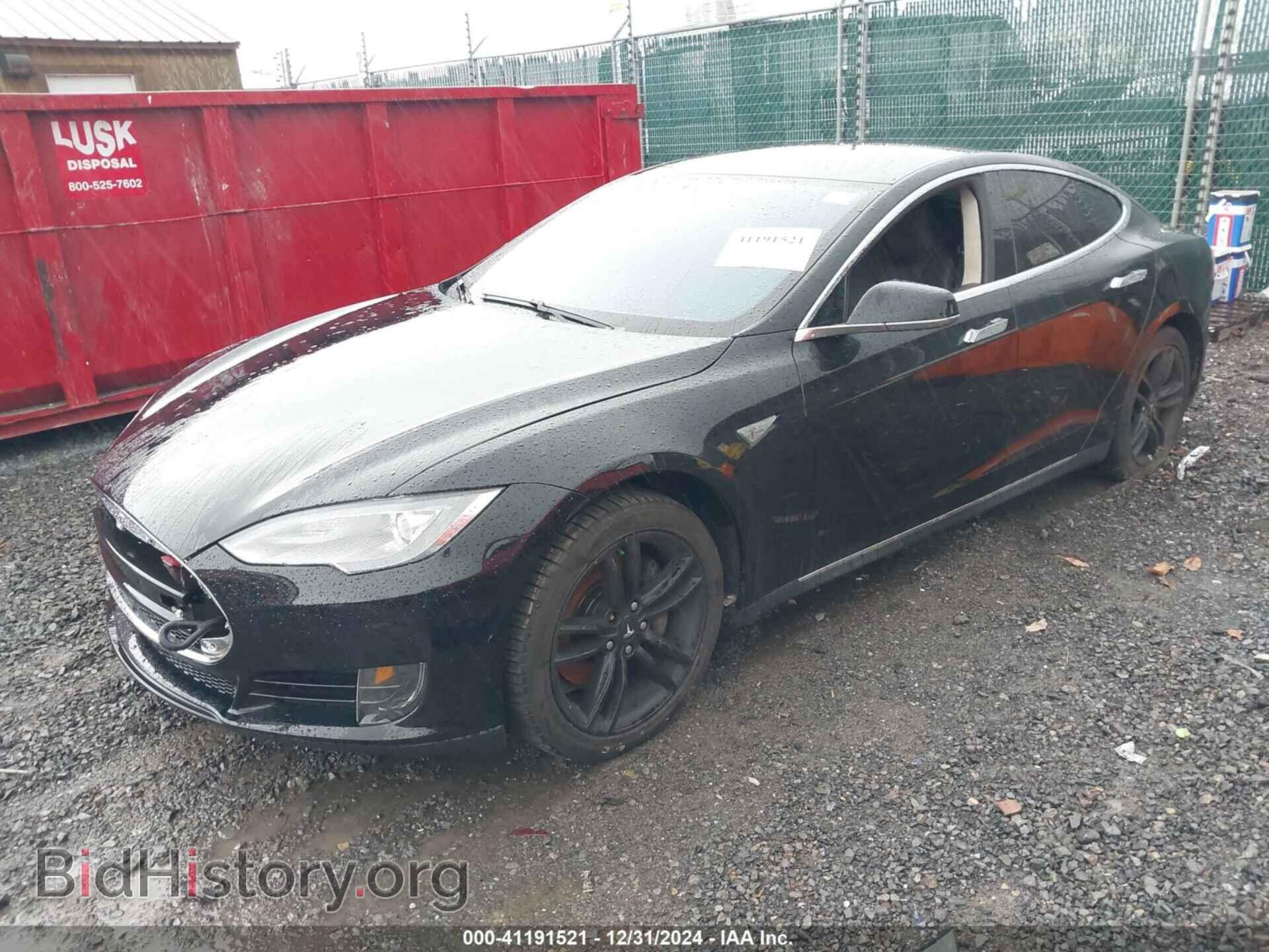 2014 TESLA MODEL S - VIN: 5YJSA1H18EFP28053 - Фото 2