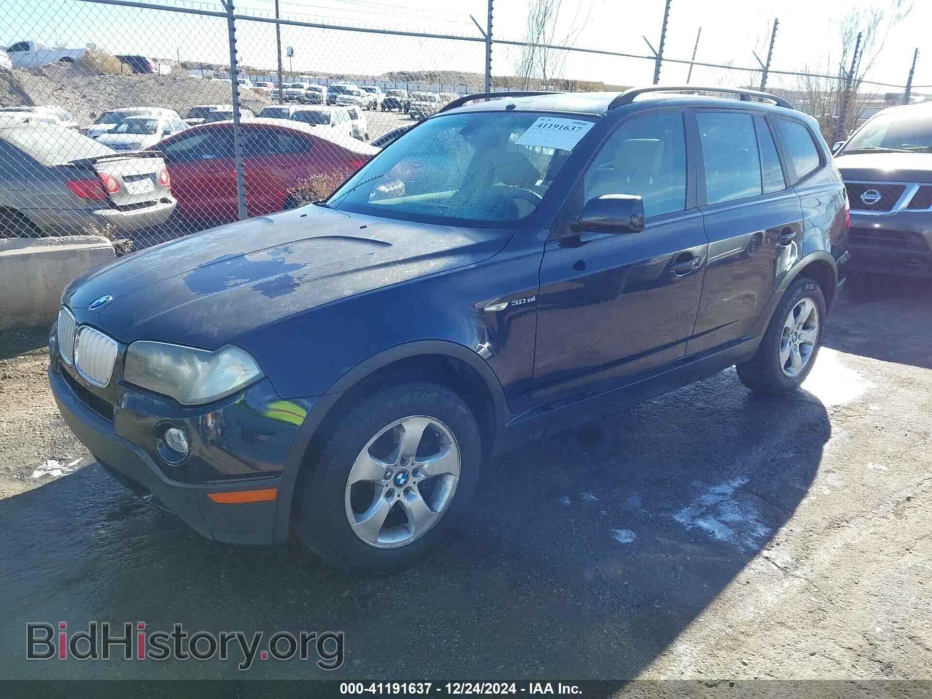 2007 BMW X3 - VIN: WBXPC93467WF25876 - Фото 2