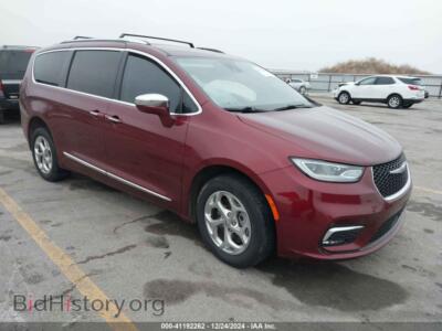 2021 Chrysler PACIFICA Limited AWD, красный — VIN 2C4RC3GGXMR553835, IAAI