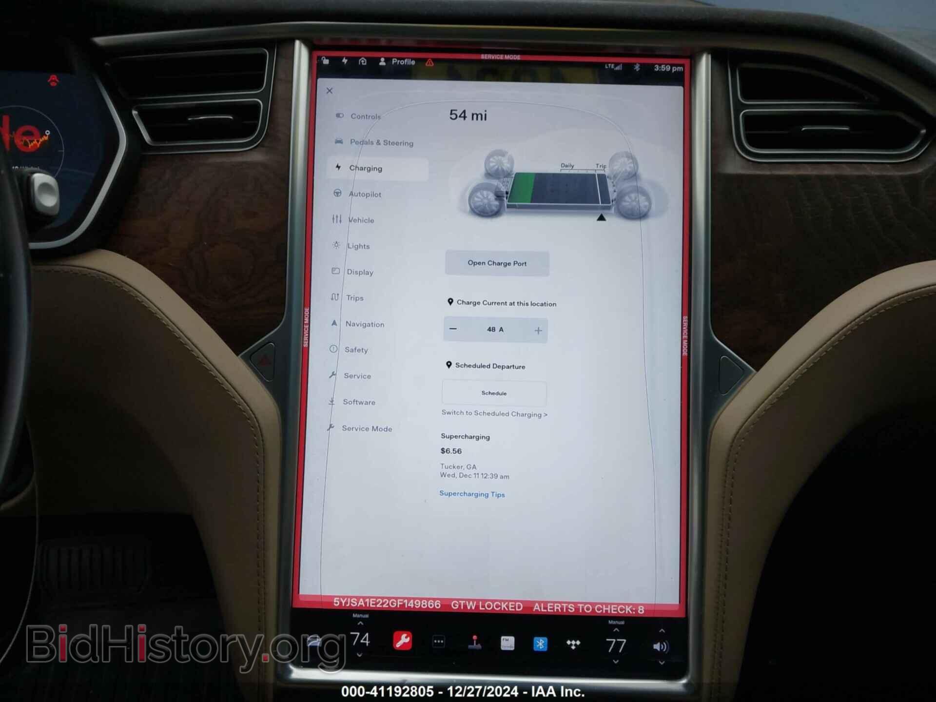 2016 TESLA MODEL S - VIN: 5YJSA1E22GF149866 - Фото 18