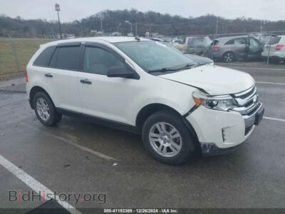 2012 Ford EDGE SE, white — VIN 2FMDK3GC5CBA12544, IAAI