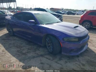 2016 Dodge CHARGER SRT 392, фиолетовый — VIN 2C3CDXEJ4GH205620, IAAI