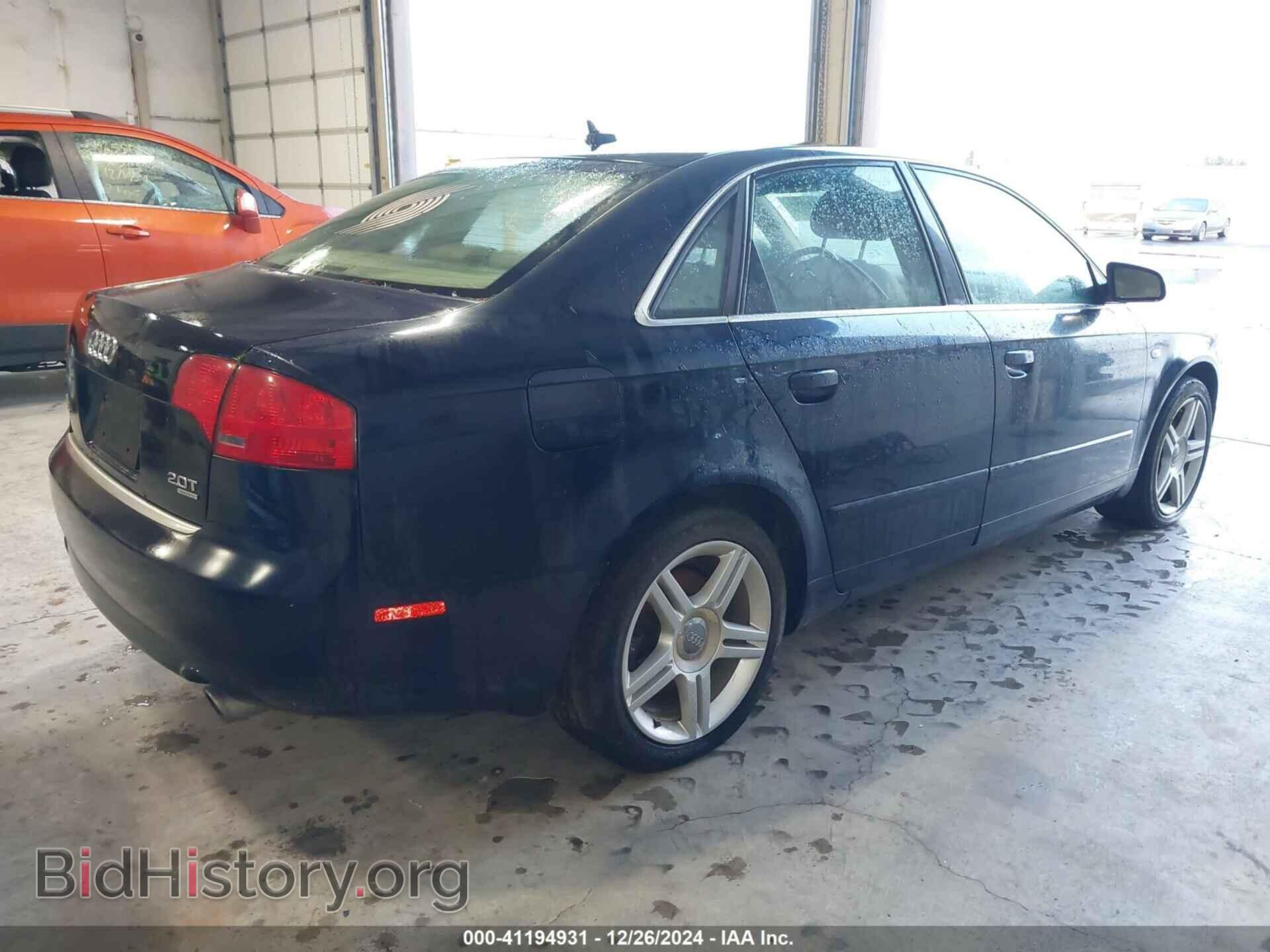2007 AUDI A4 - VIN: WAUDF98E07A112030 - Фото 4