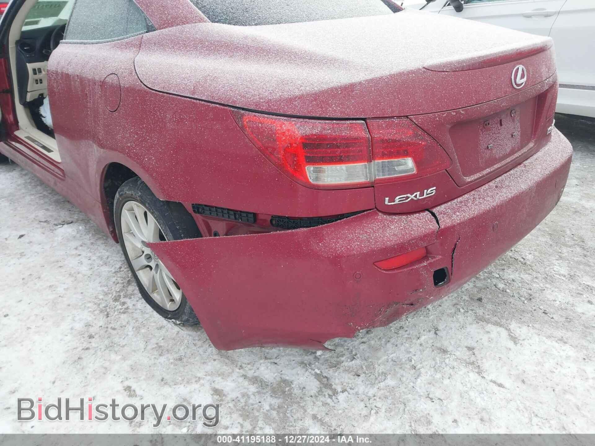 2010 LEXUS IS 250C - VIN: JTHFF2C24A2504878 - Photo 6