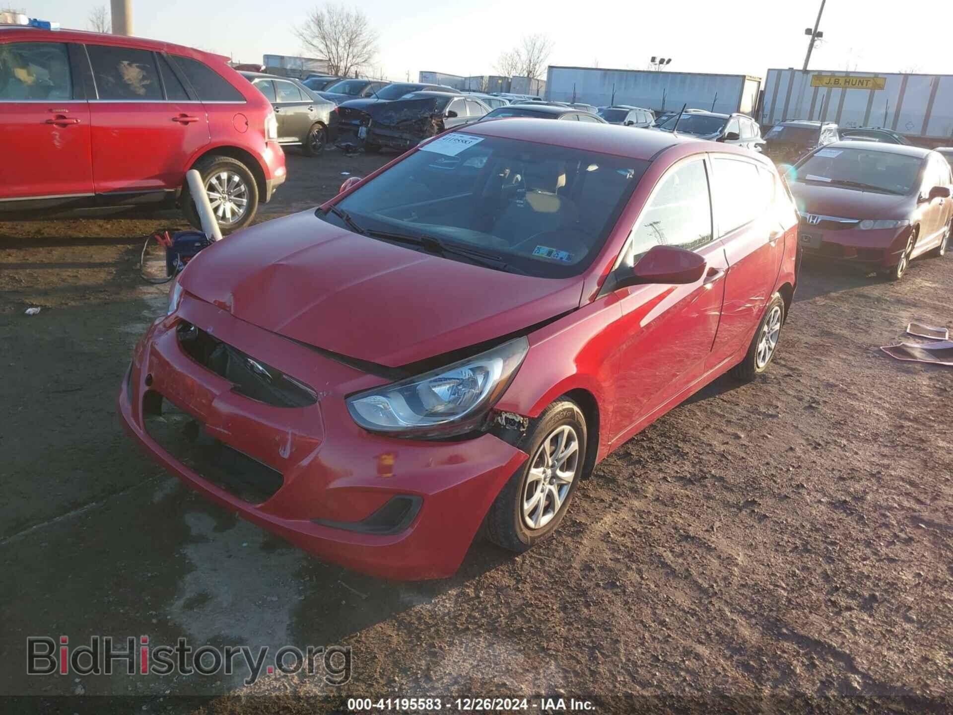 2013 HYUNDAI ACCENT - VIN: KMHCT5AE8DU135555 - Фото 2
