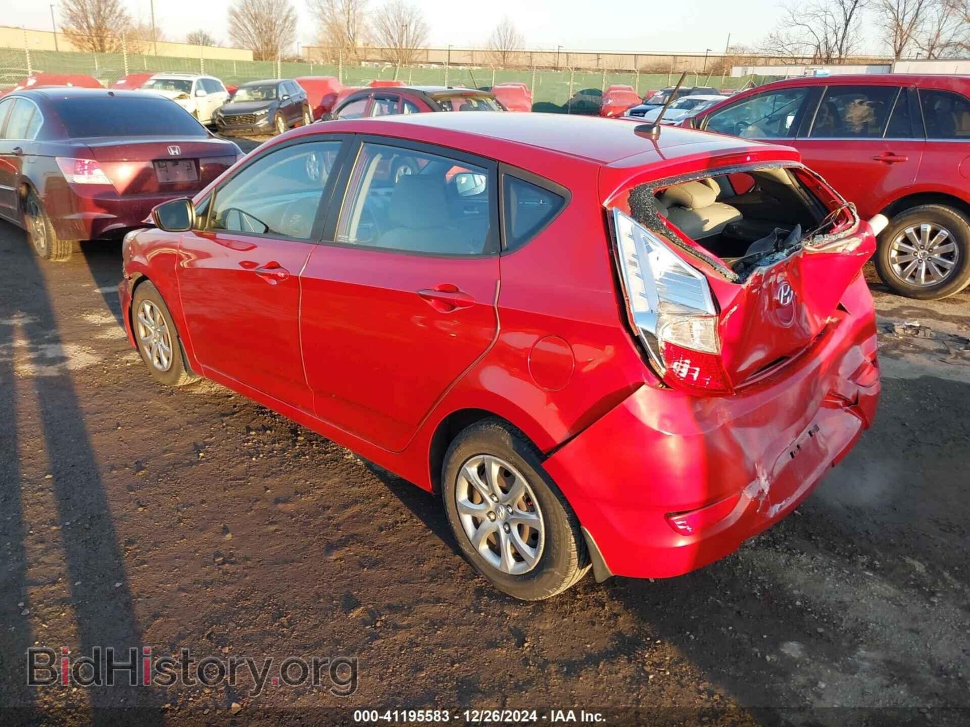 2013 HYUNDAI ACCENT - VIN: KMHCT5AE8DU135555 - Фото 3