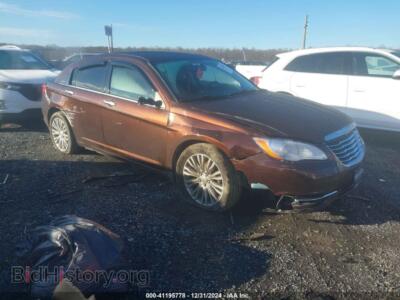 2013 Chrysler 200 Limited, коричневый — VIN 1C3CCBCG0DN507356, IAAI