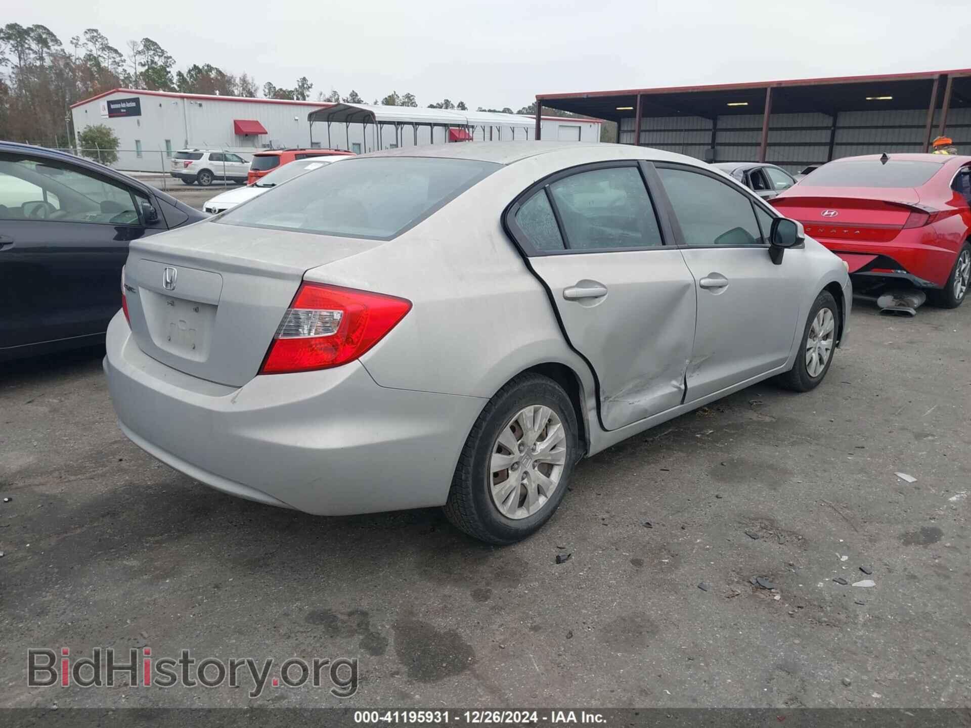 2012 HONDA CIVIC SDN - VIN: 19XFB2F55CE058216 - Фото 4