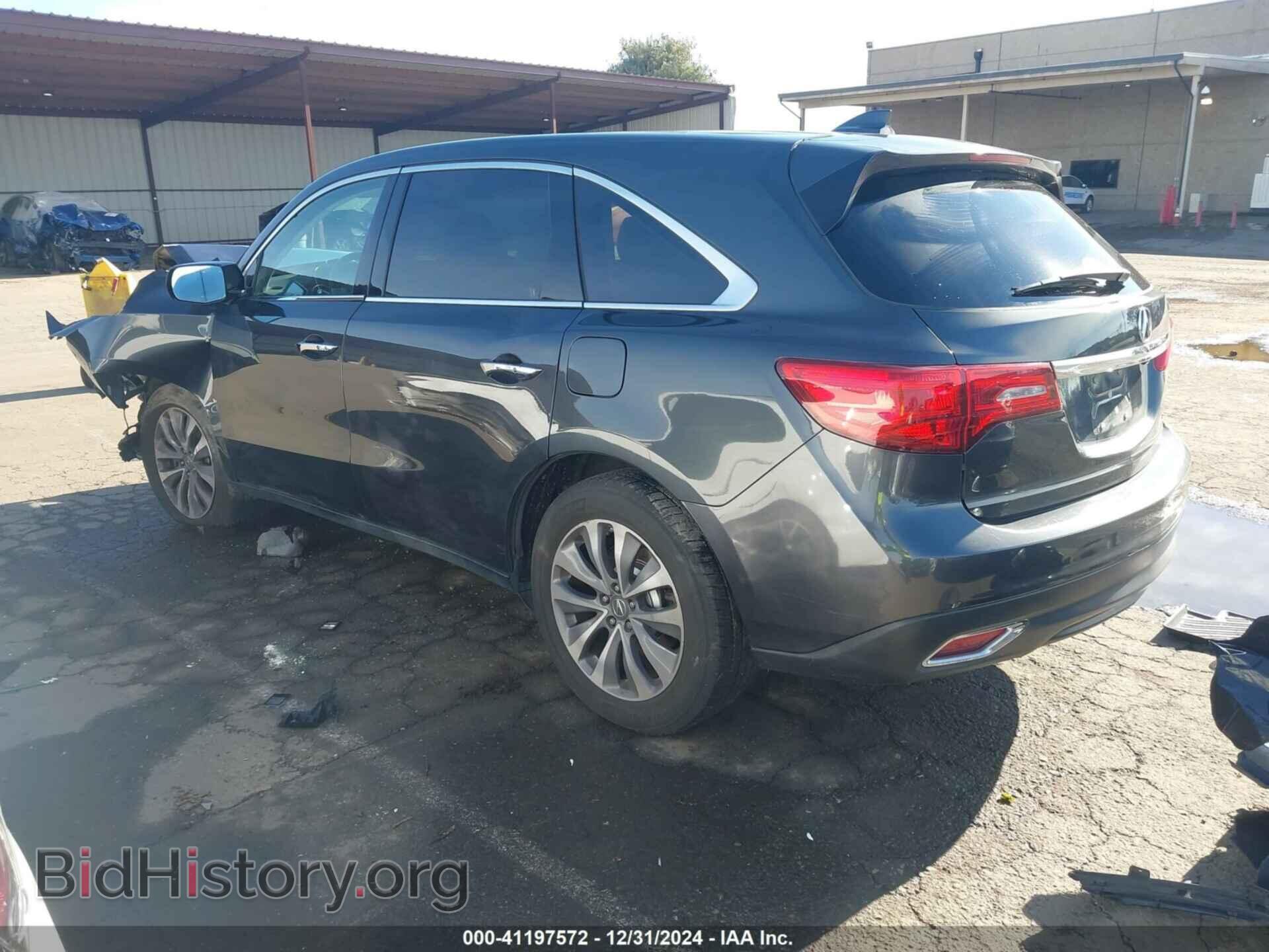 2014 ACURA MDX - VIN: 5FRYD4H60EB019209 - Фото 3