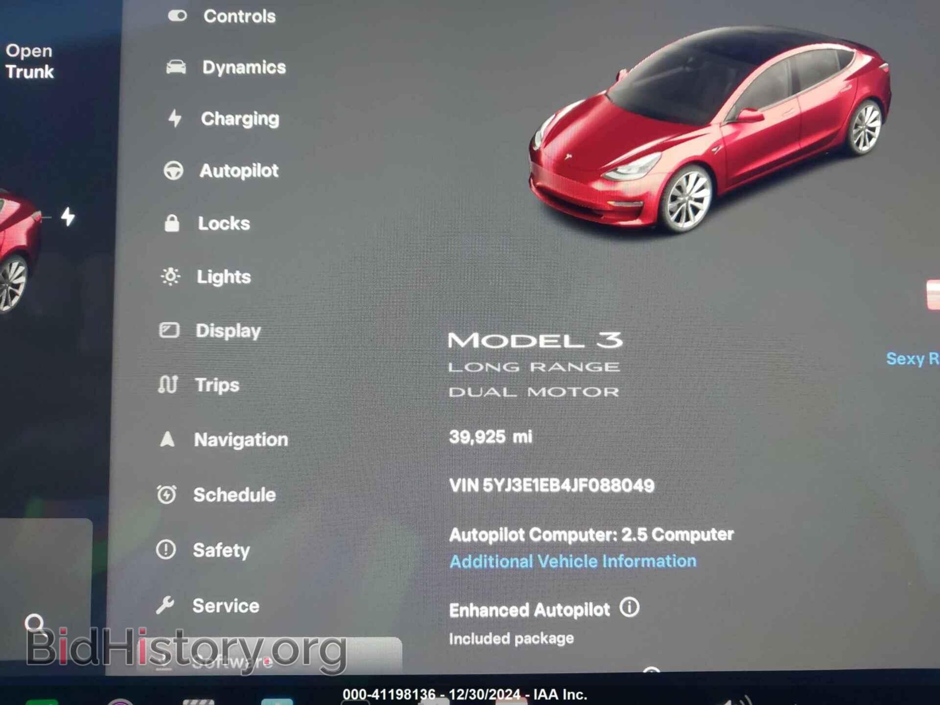 2018 TESLA MODEL 3 - VIN: 5YJ3E1EB4JF088049 - Фото 7