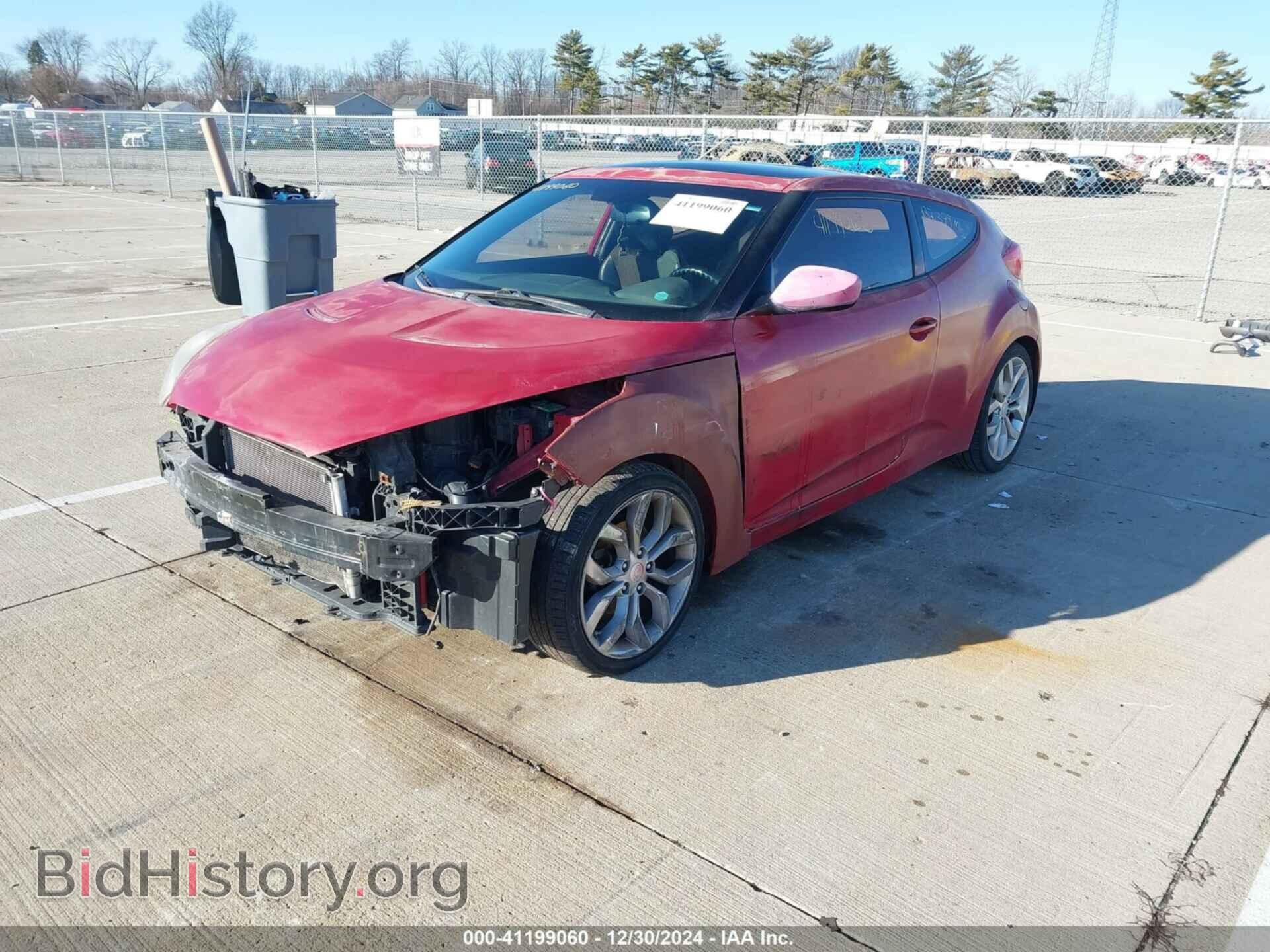 2013 HYUNDAI VELOSTER - VIN: KMHTC6AD8DU149095 - Фото 2