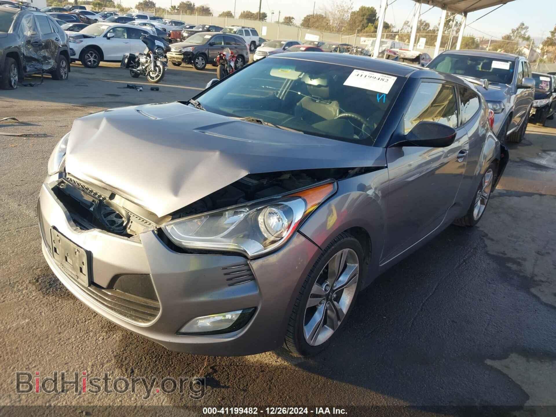 2012 HYUNDAI VELOSTER - VIN: KMHTC6AD4CU024609 - Фото 2