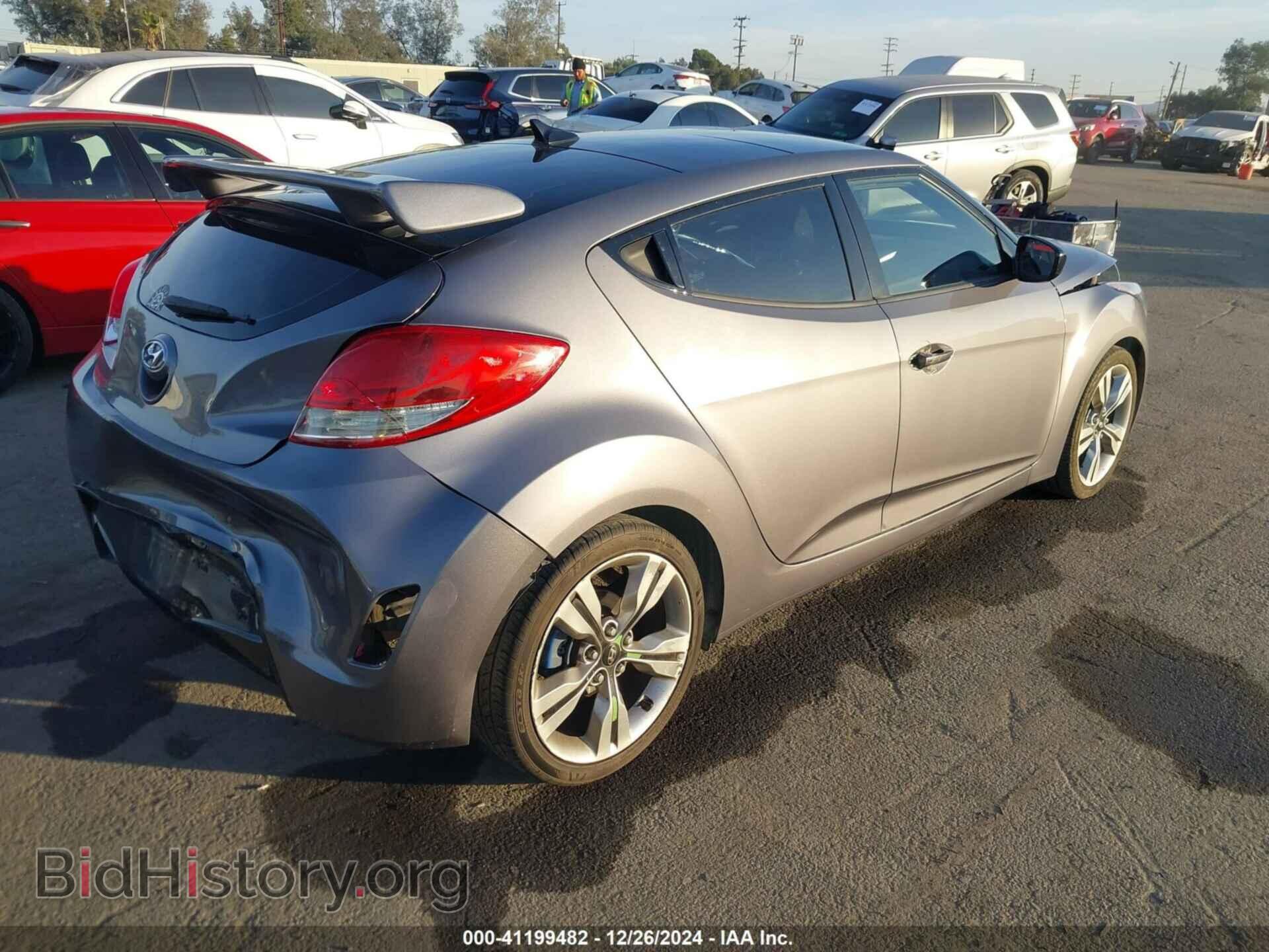 2012 HYUNDAI VELOSTER - VIN: KMHTC6AD4CU024609 - Фото 4