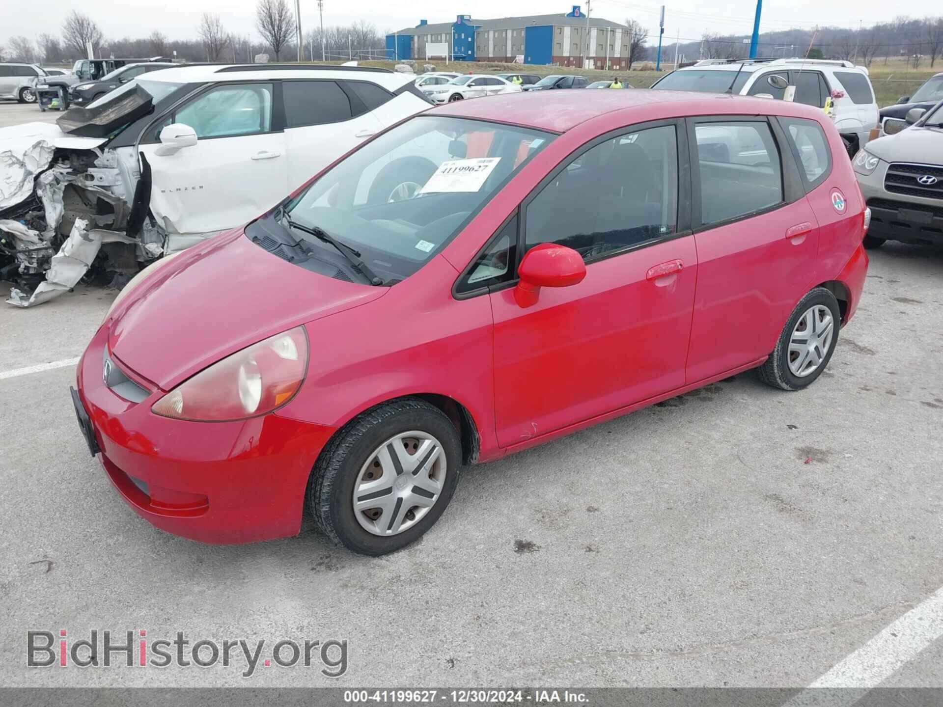2008 HONDA FIT - VIN: JHMGD37458S045253 - Фото 2