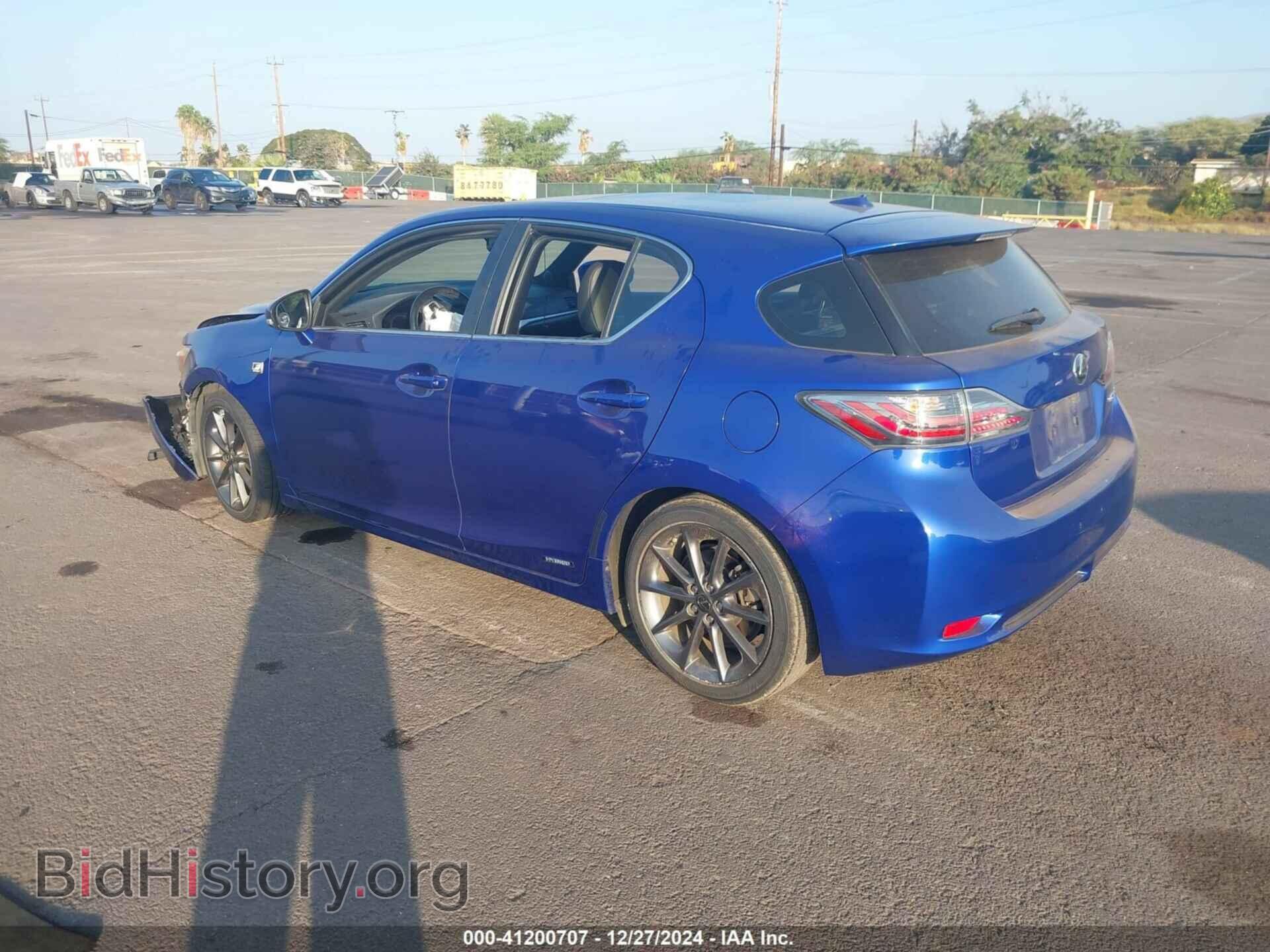 2012 LEXUS CT 200H - VIN: JTHKD5BH9C2057396 - Фото 3