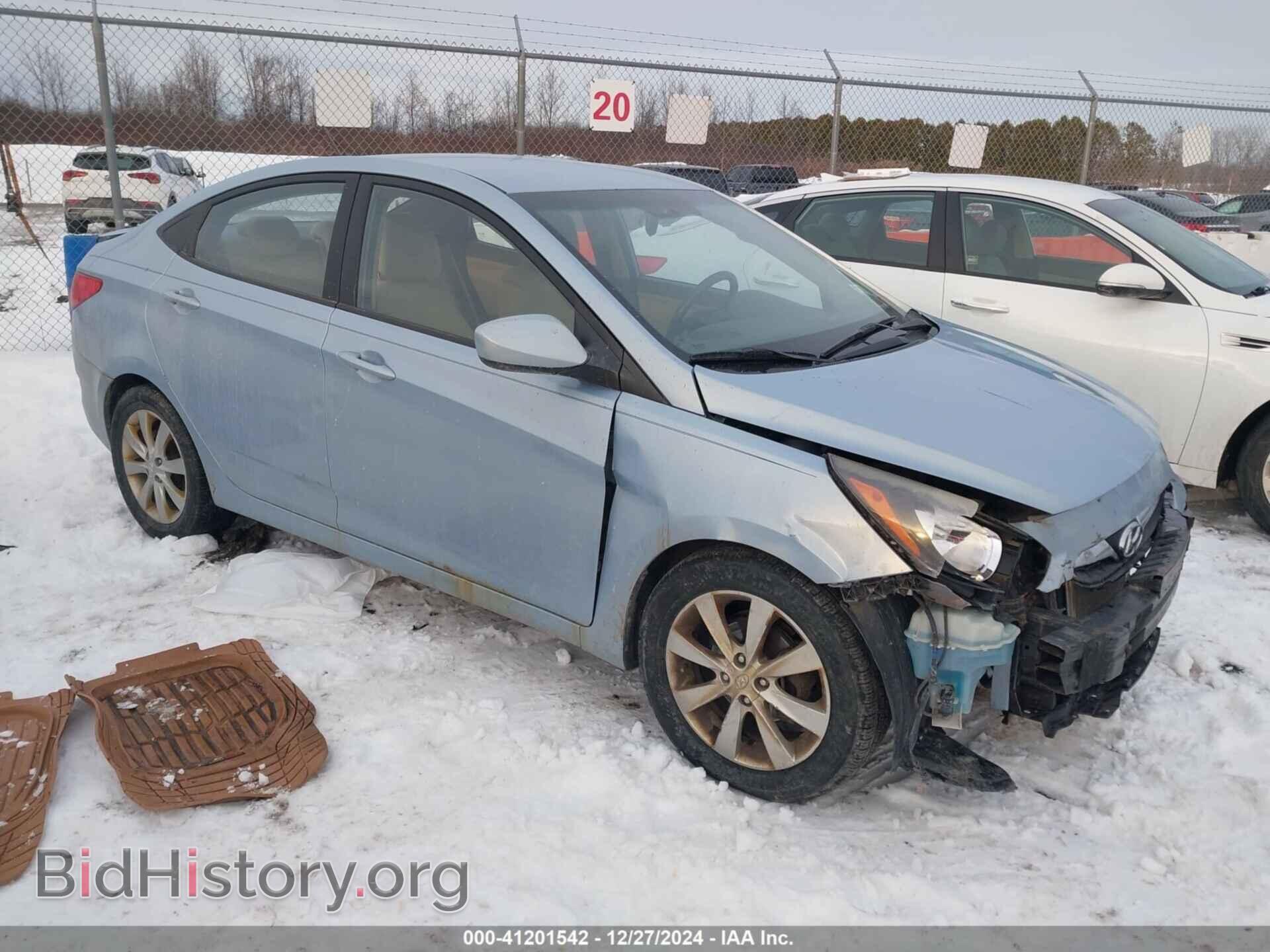 Фотография KMHCU4AE0CU136236 - HYUNDAI ACCENT 2012