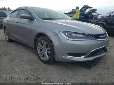 2015 Chrysler 200 LIMITED, silver — VIN 1C3CCCAB2FN587131, IAAI