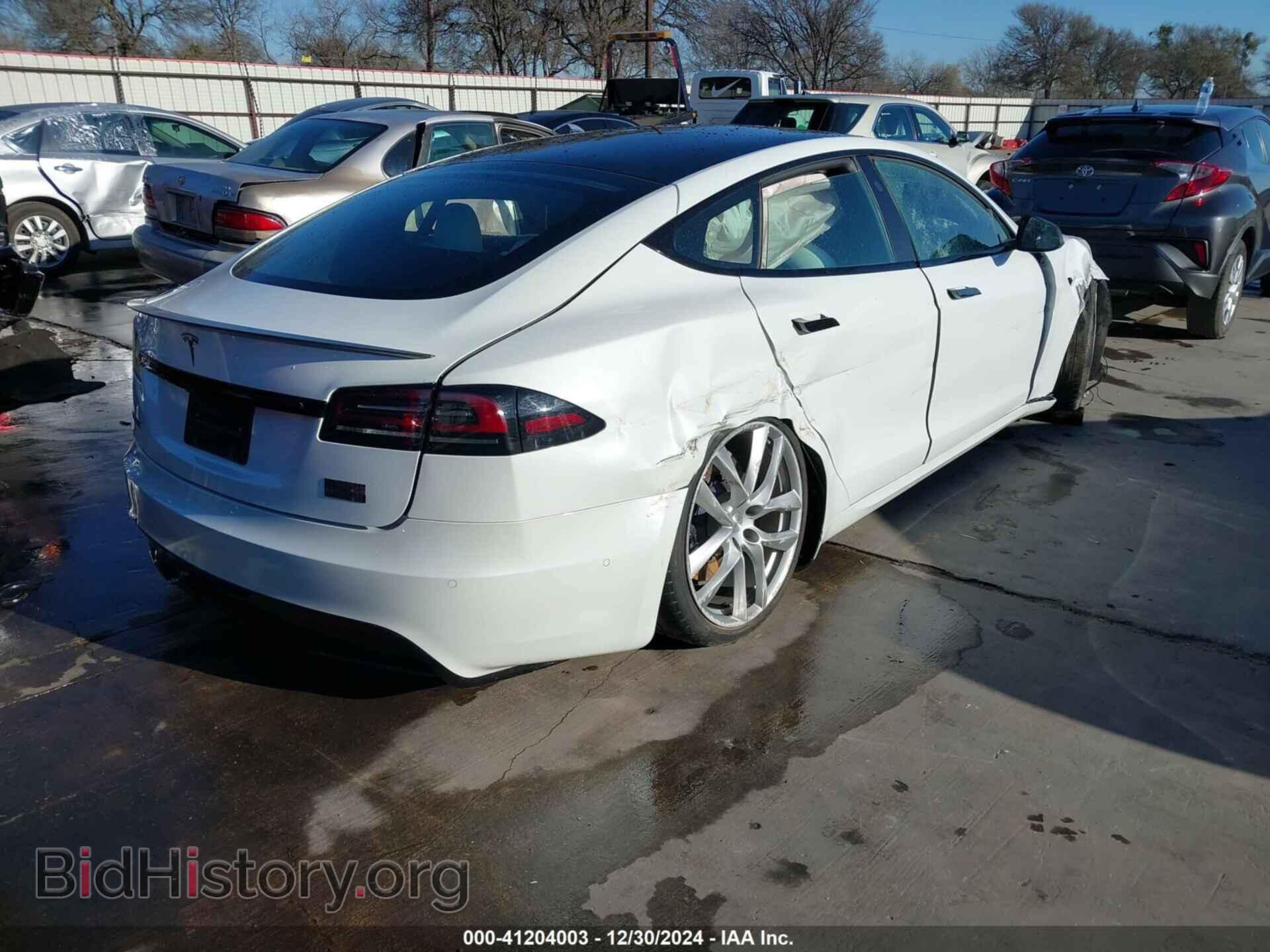 2022 TESLA MODEL S - VIN: 5YJSA1E63NF483873 - Фото 4