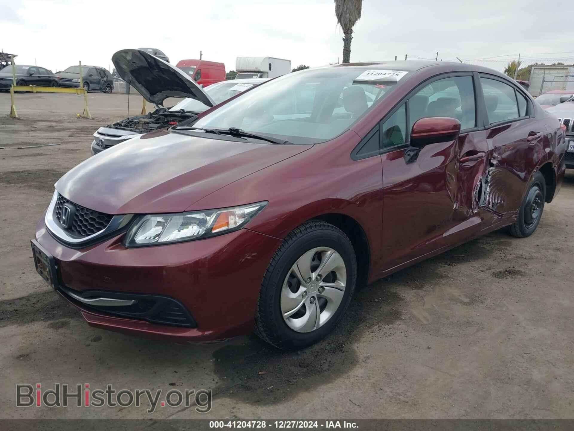 2014 HONDA CIVIC - VIN: 19XFB2F5XEE249570 - Фото 2