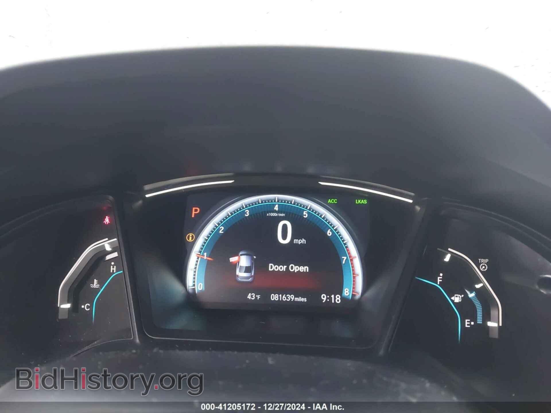 2019 HONDA CIVIC - VIN: 2HGFC2F67KH587144 - Фото 7