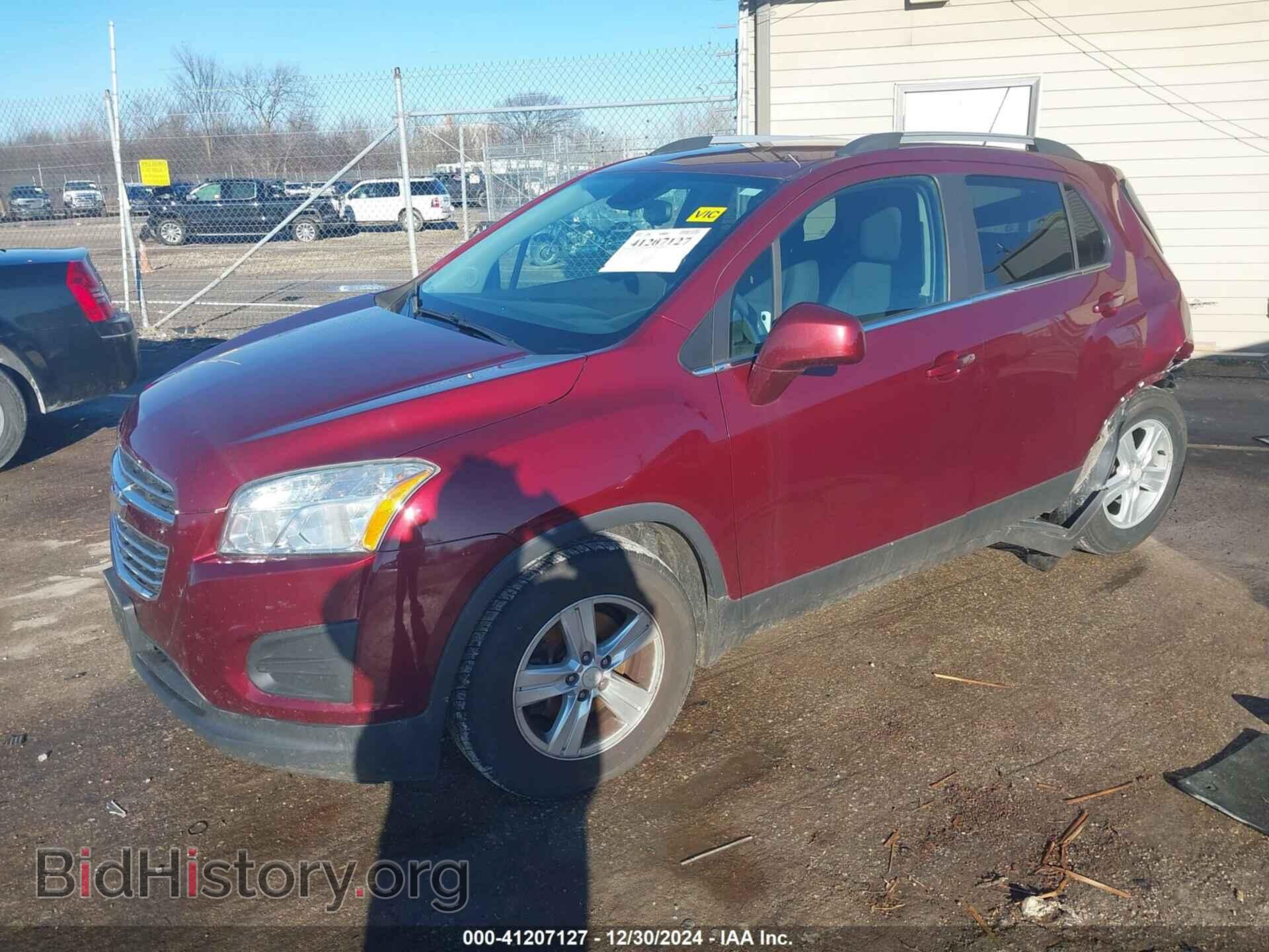 2016 CHEVROLET TRAX - VIN: 3GNCJLSB8GL201501 - Фото 2