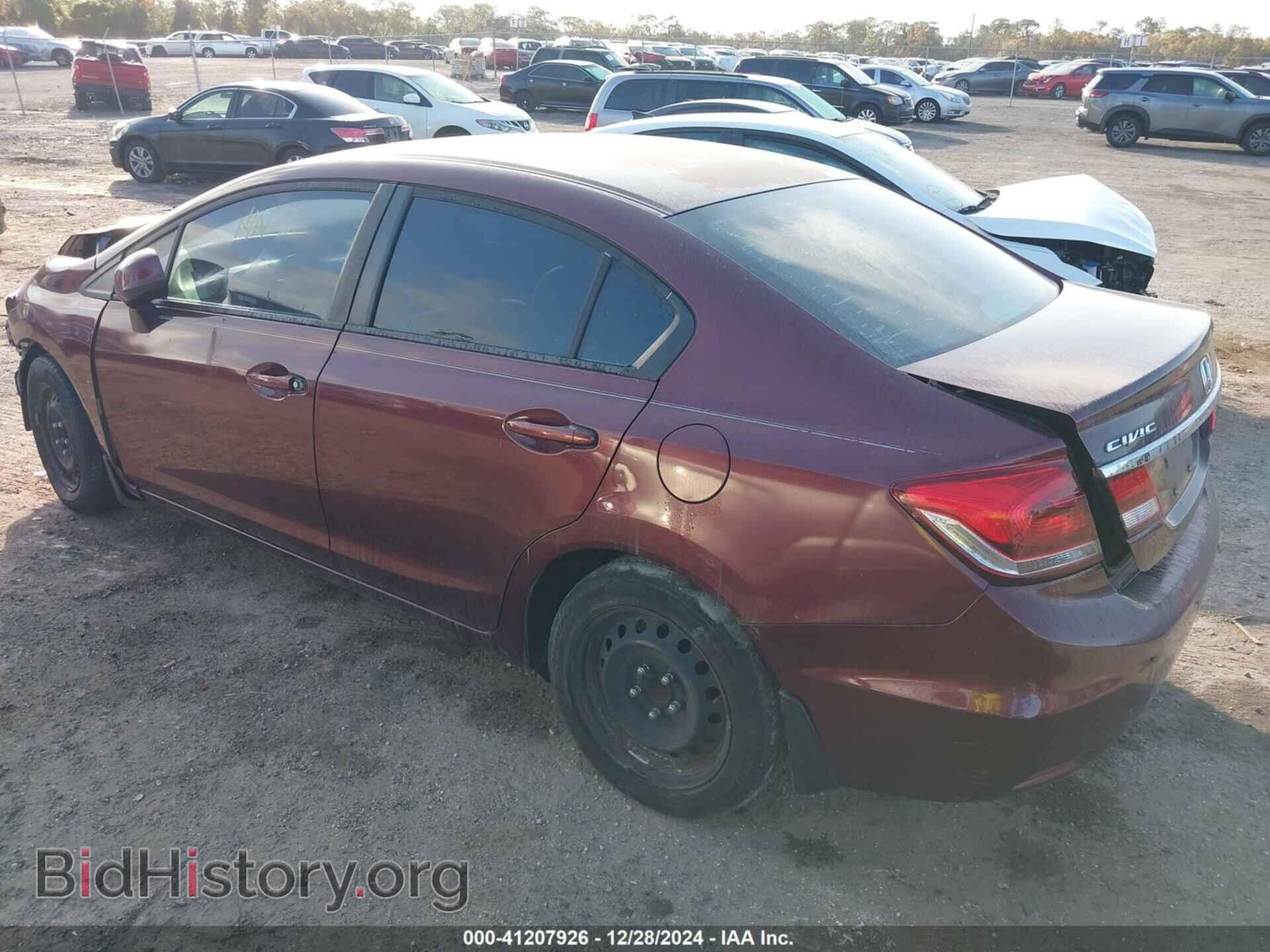 2013 HONDA CIVIC - VIN: 19XFB2F50DE029482 - Фото 3