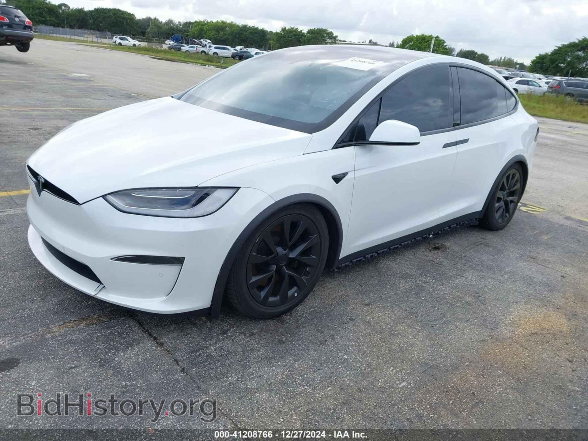 2022 TESLA MODEL X - VIN: 7SAXCBE50NF359642 - Фото 2