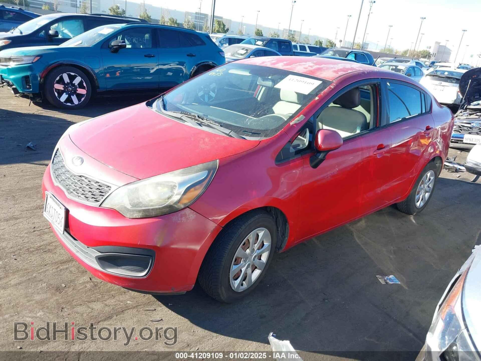 2013 KIA RIO - VIN: KNADM4A35D6184664 - Фото 2