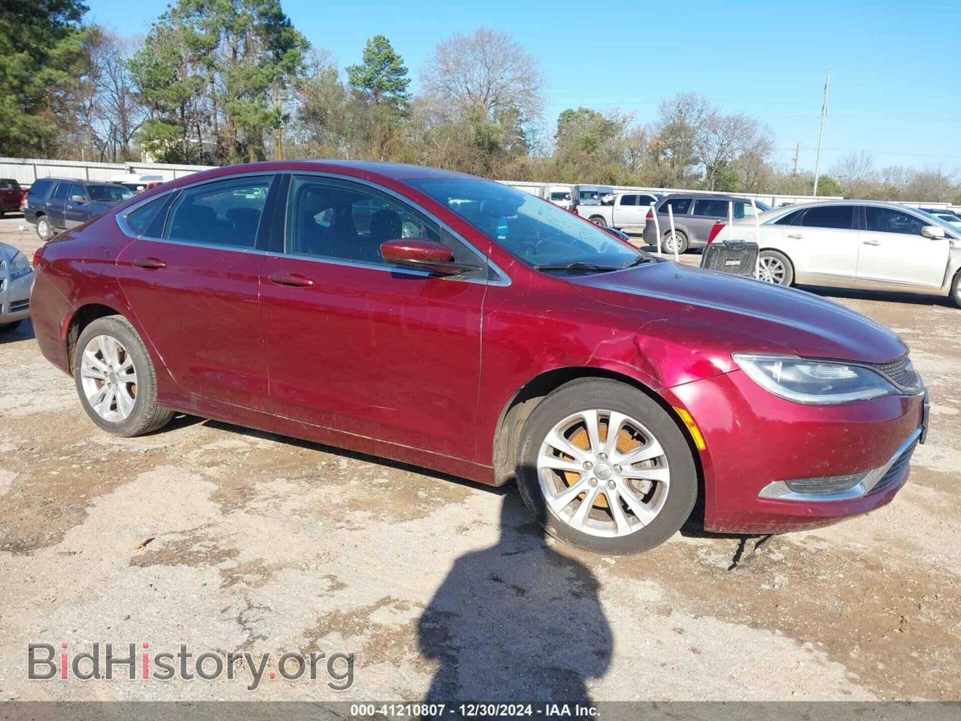 Фотография 1C3CCCAB1GN145152 - CHRYSLER 200 2016
