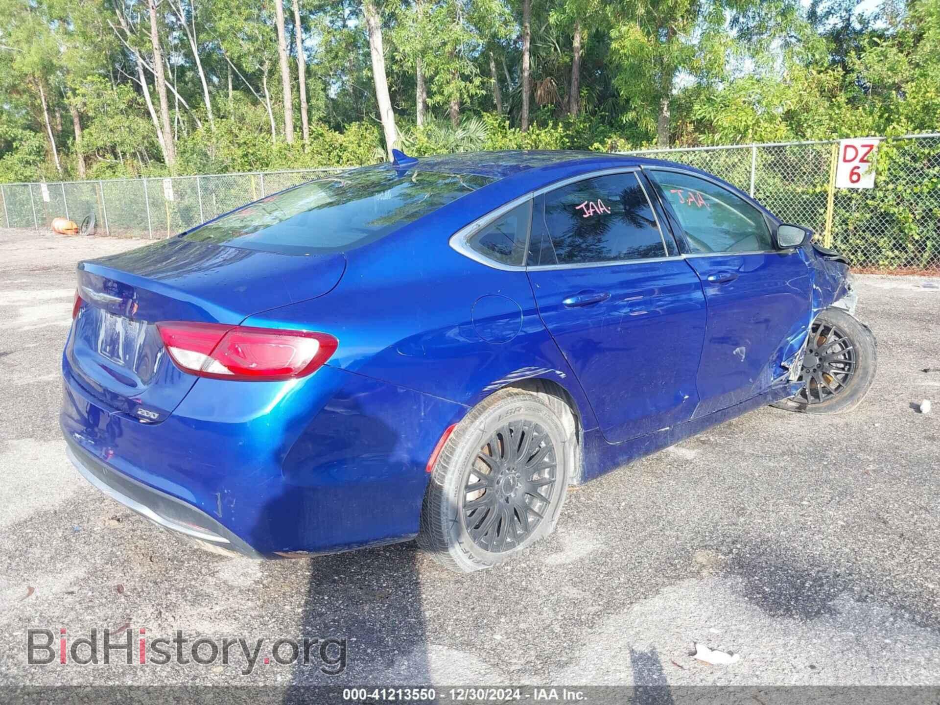 2015 CHRYSLER 200 - VIN: 1C3CCCAB8FN624439 - Фото 4