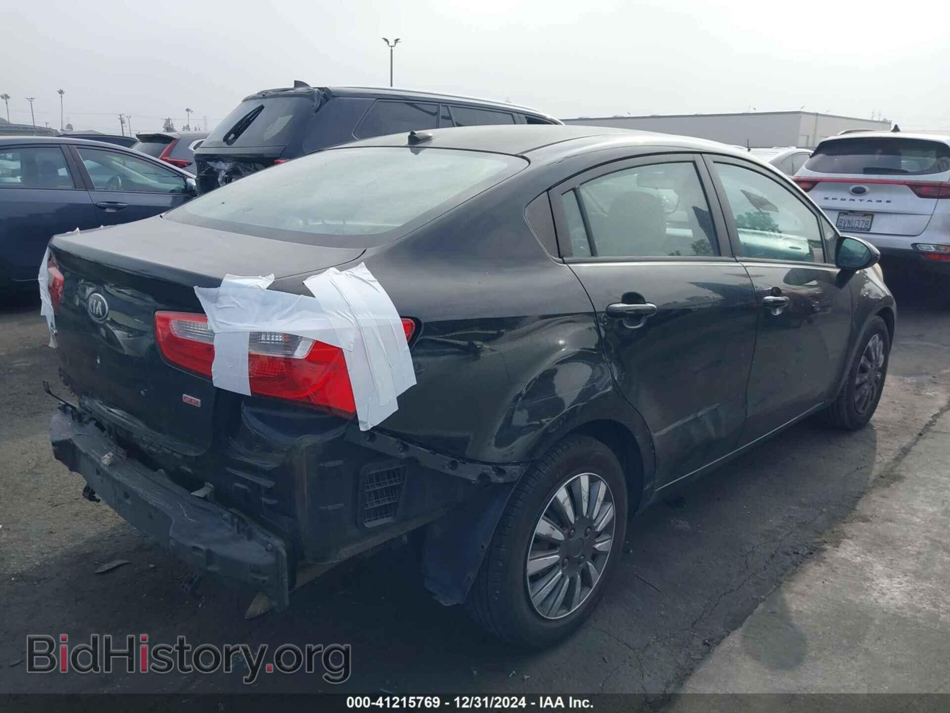 2013 KIA RIO - VIN: KNADM4A30D6202570 - Фото 4