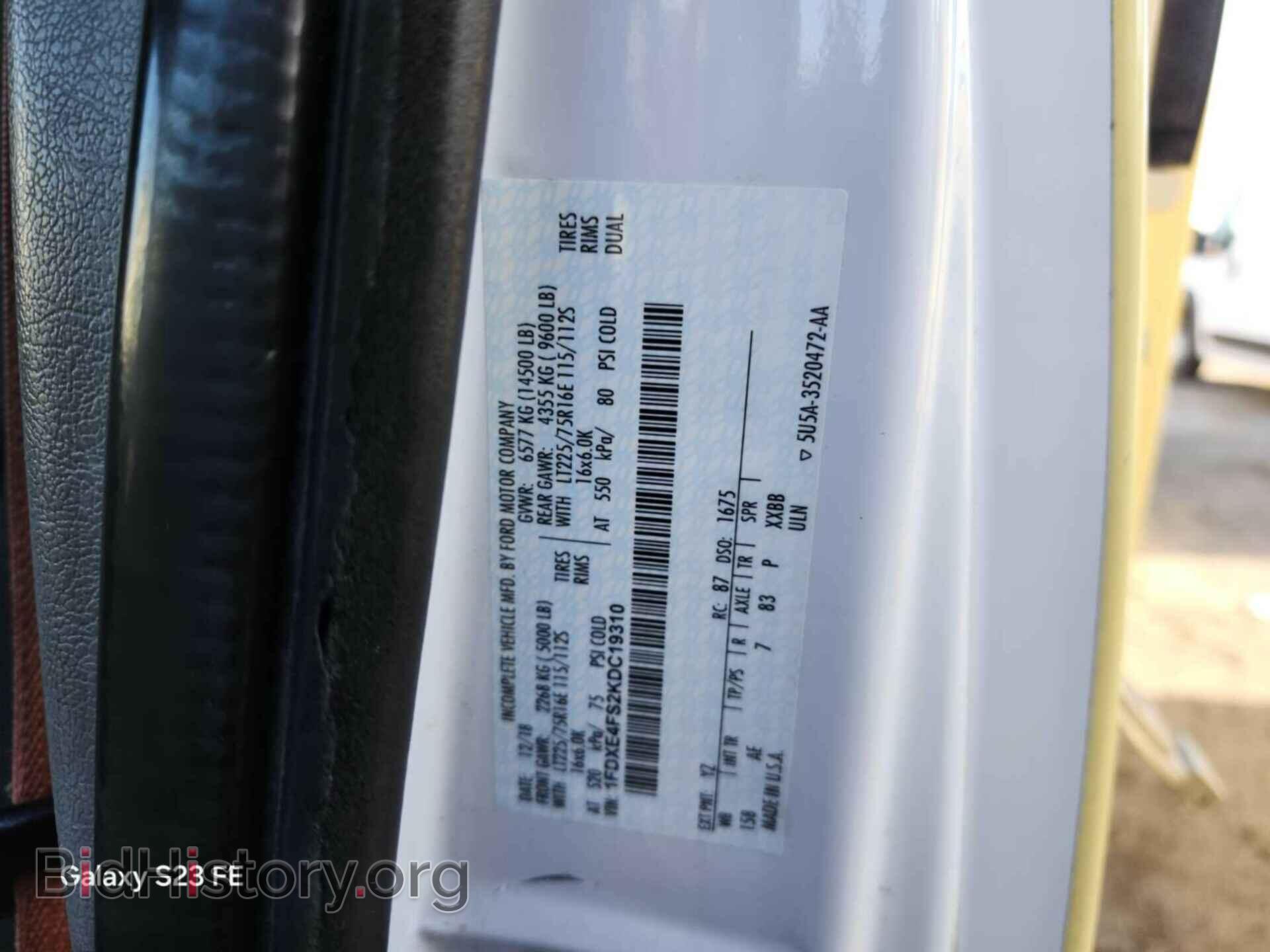 2019 FORD ECONOLINE - VIN: 1FDXE4FS2KDC19310 - Фото 9