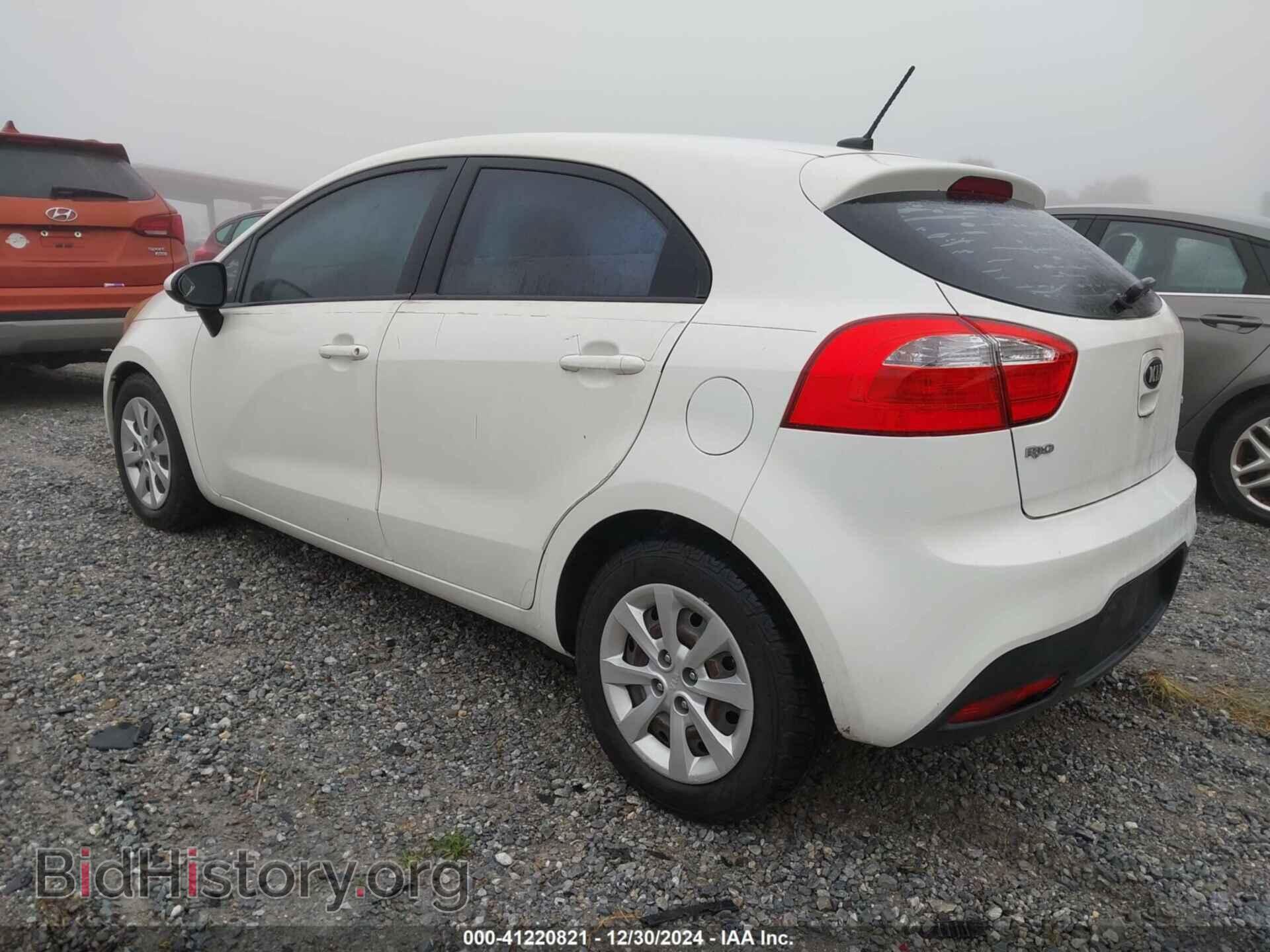2013 KIA RIO - VIN: KNADM5A39D6307047 - Фото 3