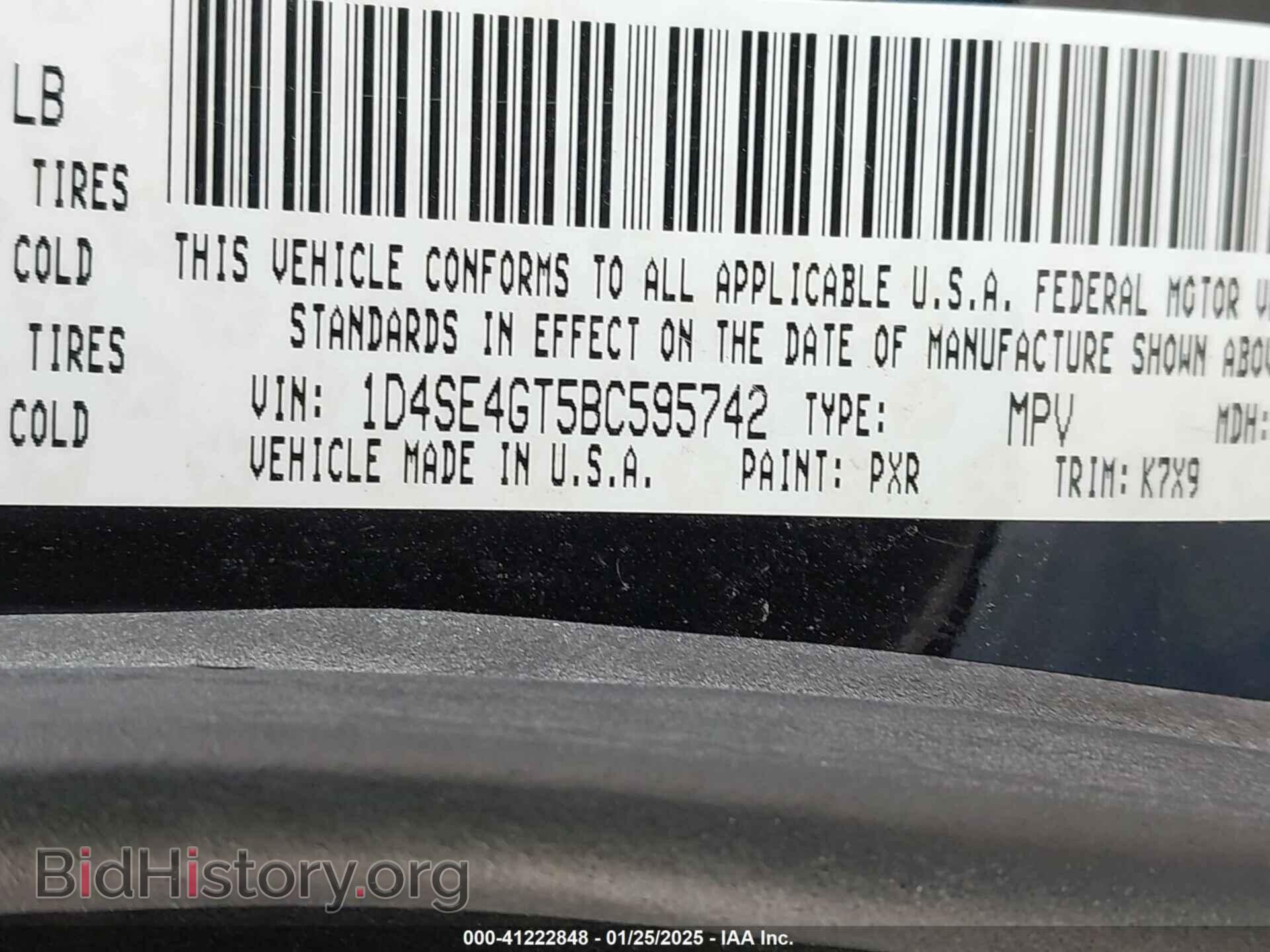 2011 DODGE DURANGO - VIN: 1D4SE4GT5BC595742 - Photo 9