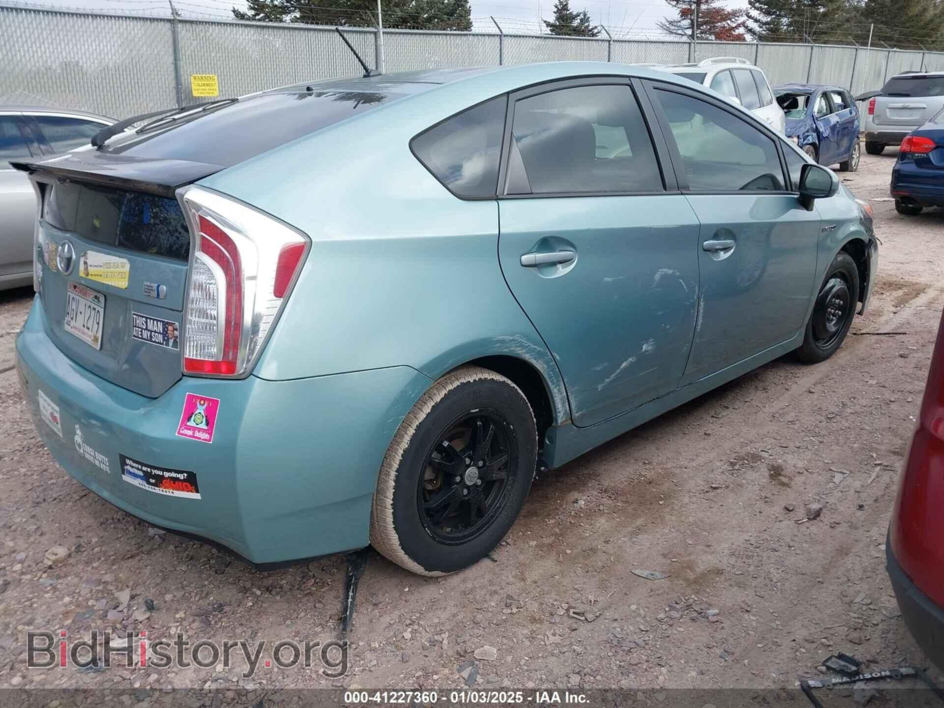 2013 TOYOTA PRIUS - VIN: JTDKN3DU4D1617247 - Фото 4