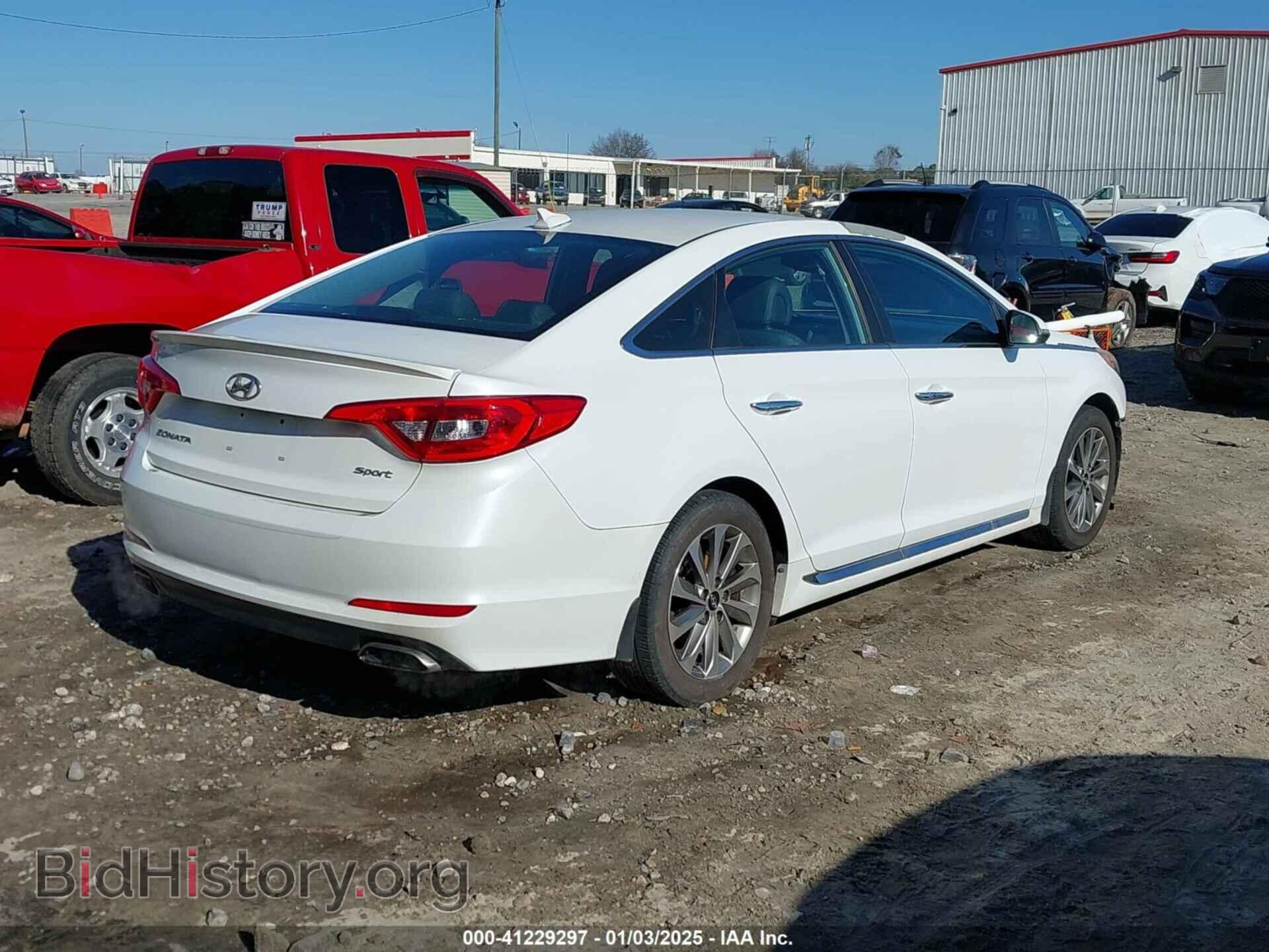 2015 HYUNDAI SONATA - VIN: 5NPE34AF7FH257451 - Фото 4