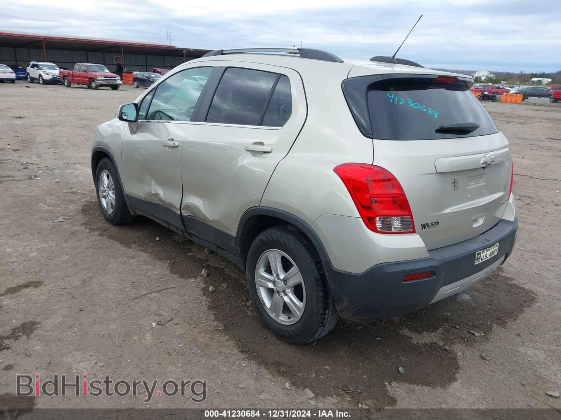 2016 CHEVROLET TRAX - VIN: 3GNCJLSB2GL134510 - Фото 3