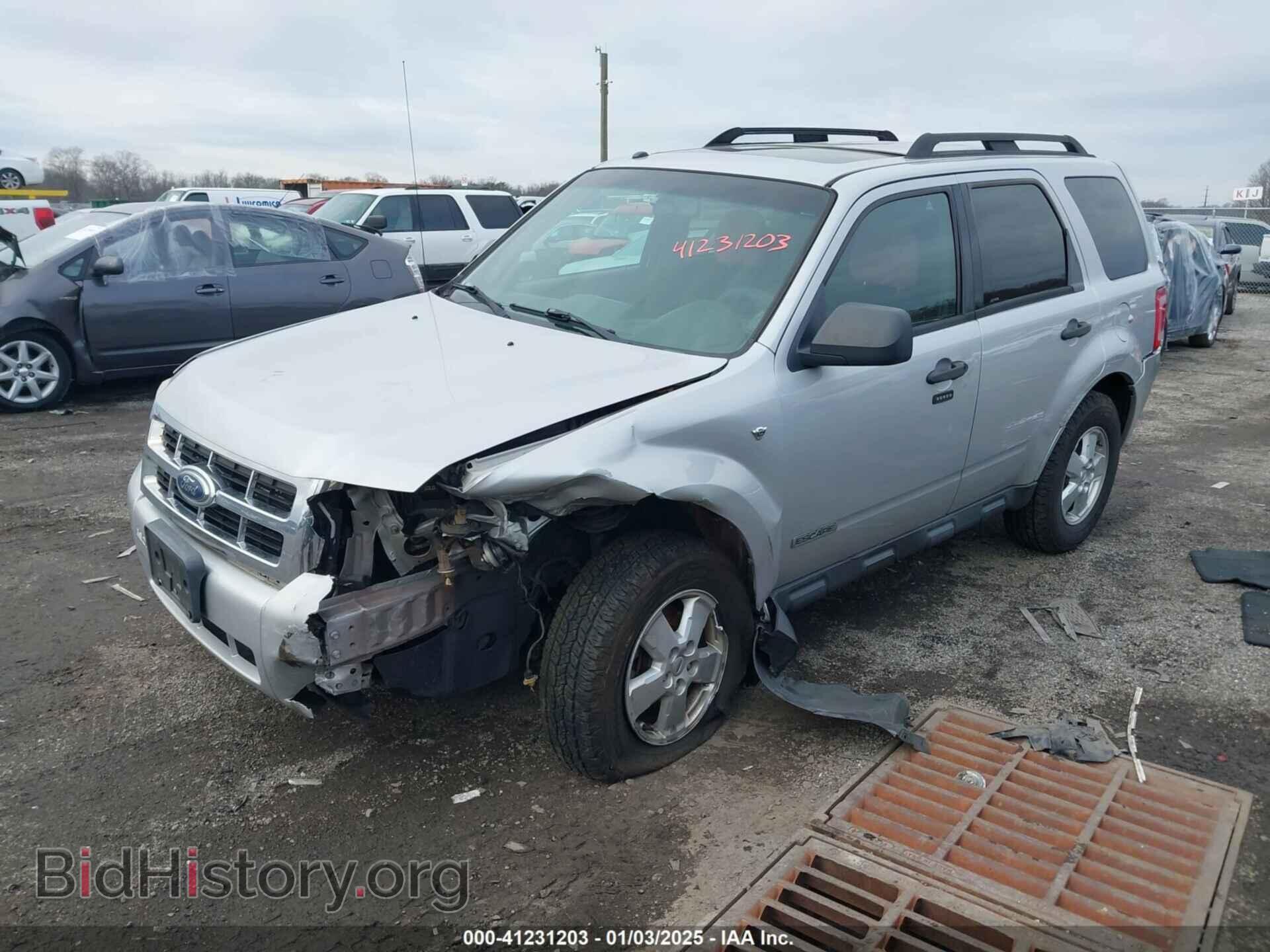 2008 FORD ESCAPE - VIN: 1FMCU93178KD41398 - Фото 2