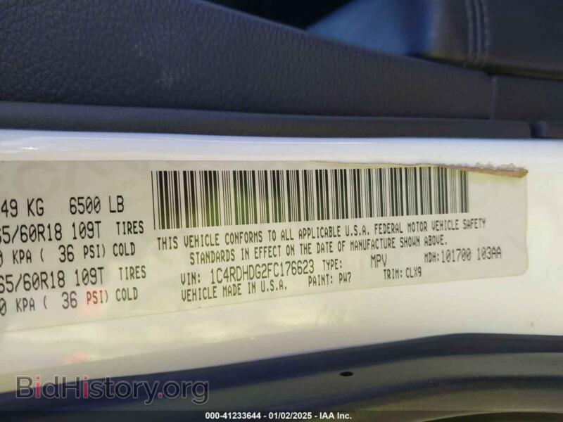 2015 Dodge DURANGO (VIN 1C4RDHDG2FC176623) — photo 9 of 17