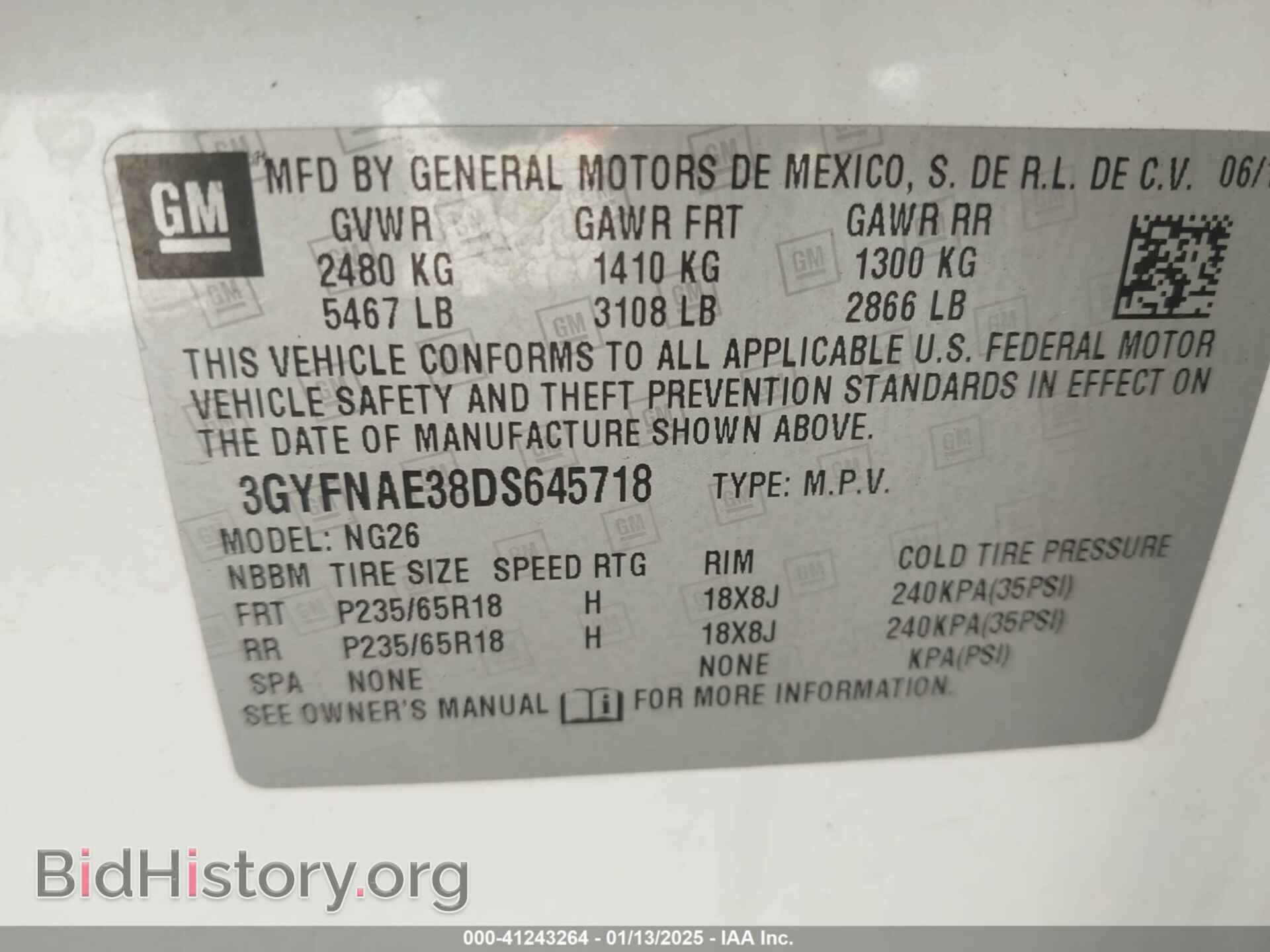 2013 CADILLAC SRX - VIN: 3GYFNAE38DS645718 - Фото 9