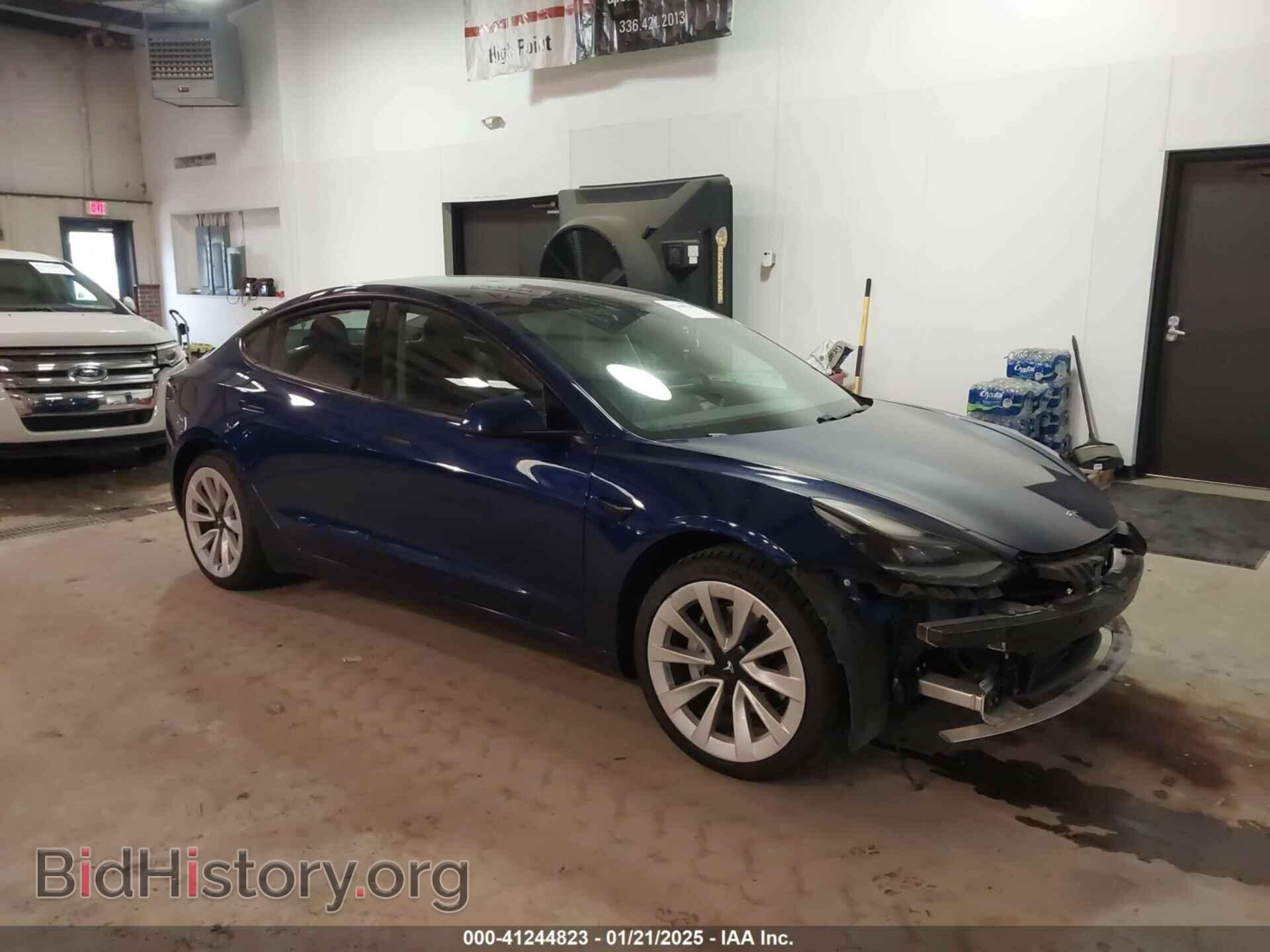 Photo 5YJ3E1EB3MF927323 - TESLA MODEL 3 2021